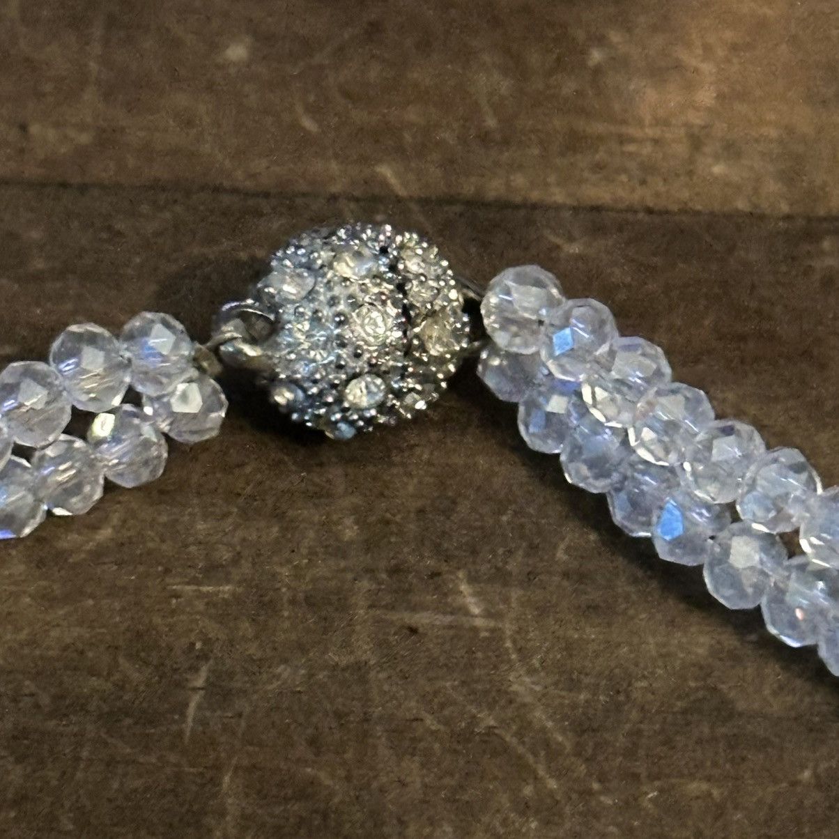 Vintage Vintage clear crystal bracelet Size ONE SIZE - 5 Thumbnail