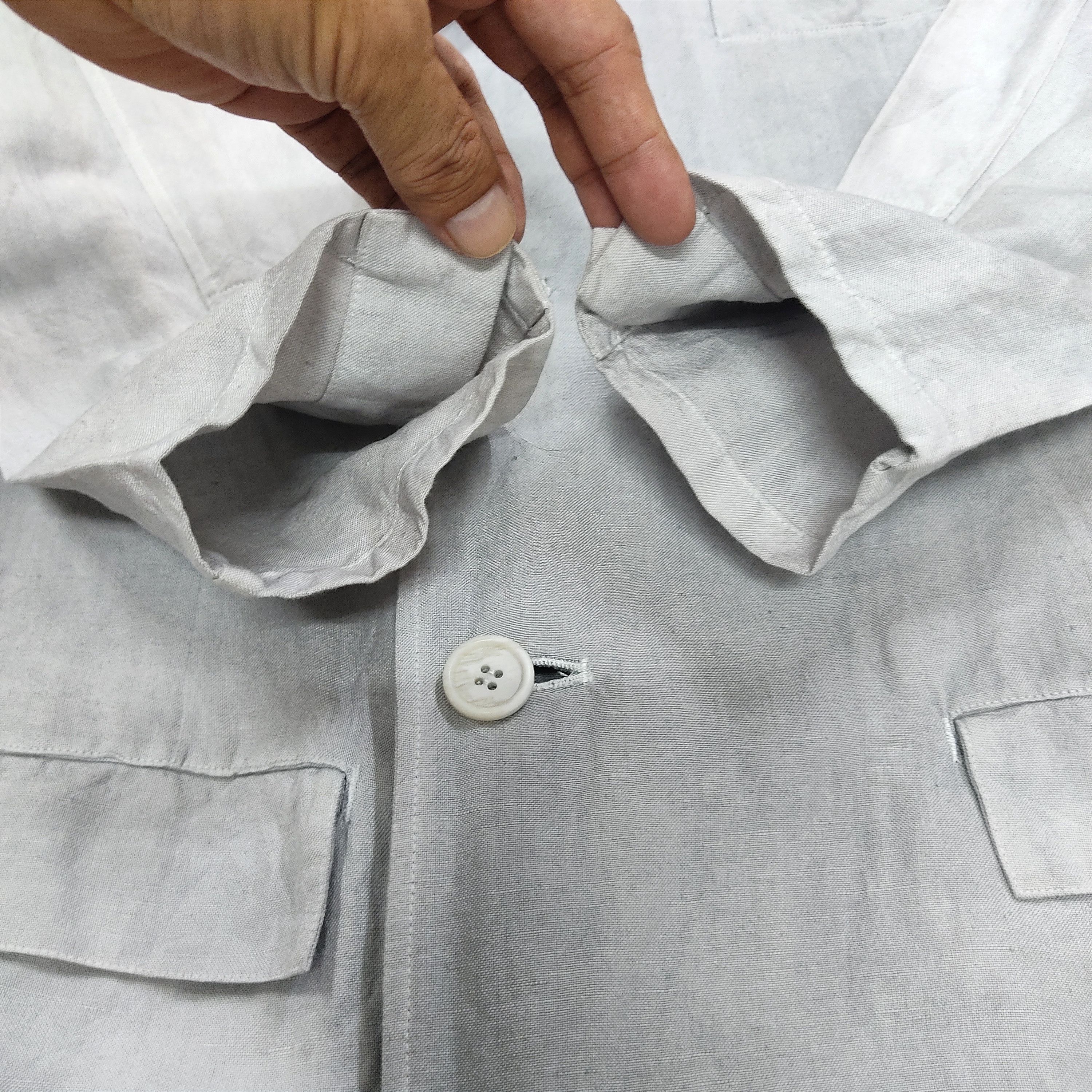 Mostly Heard Rarely Seen × Yohji Yamamoto NOCTURNE #22 C SHARP MINOR Light Trench Coat Jacket Size S / US 4 / IT 40 - 15 Thumbnail