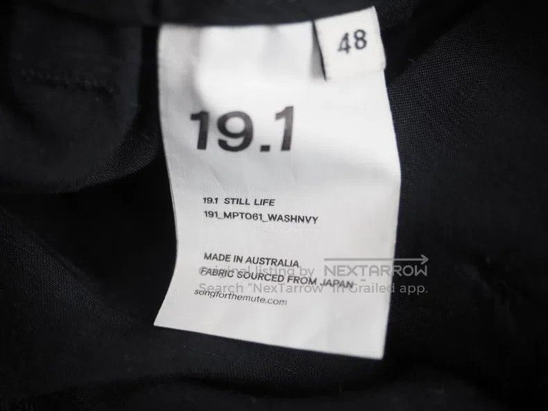Song For The Mute Song For The Mute Black ribbon long pants Size US 32 / EU 48 - 7 Thumbnail
