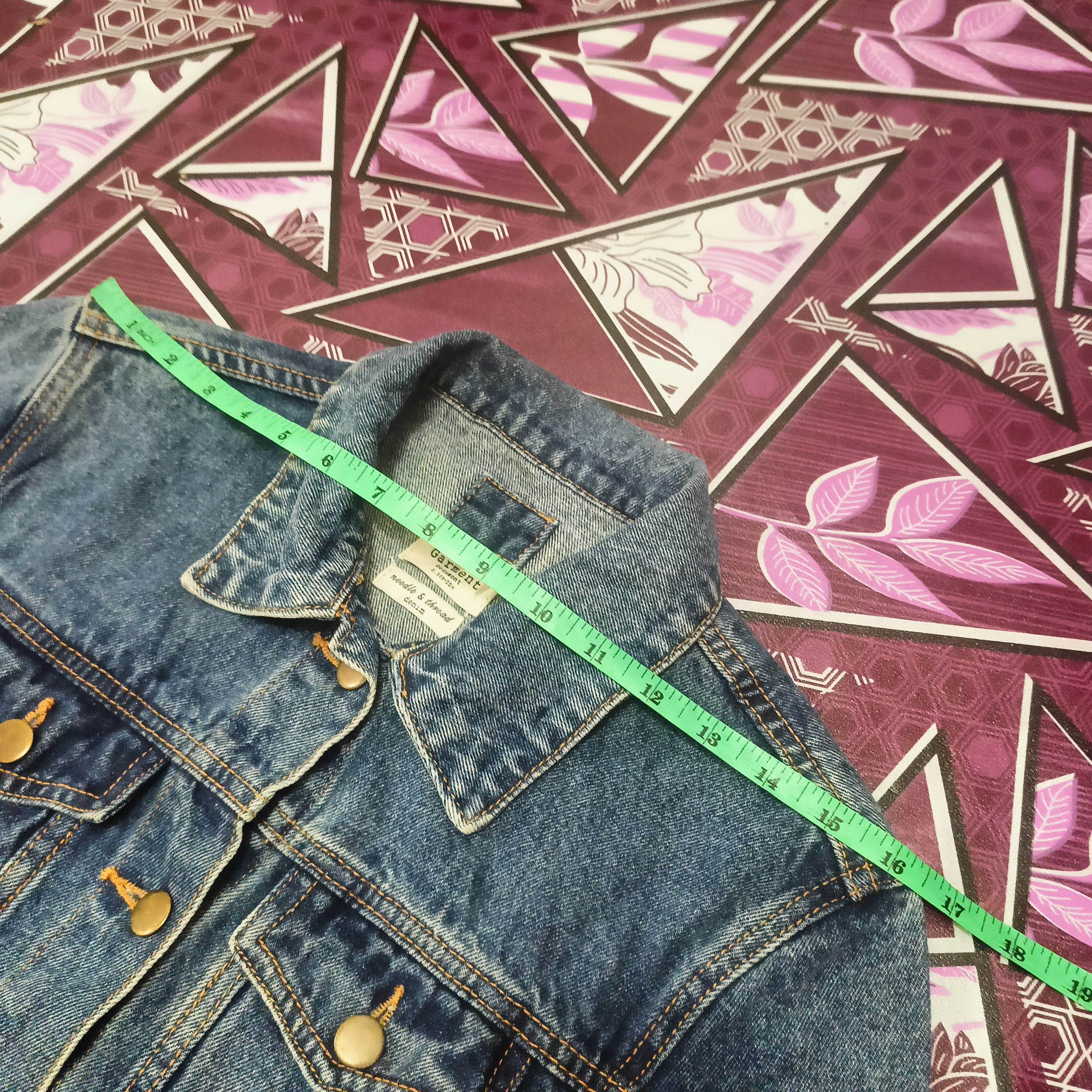 If Six Was Nine Garment Document Denim Long Jacket Button Size S / US 4 / IT 40 - 24 Thumbnail