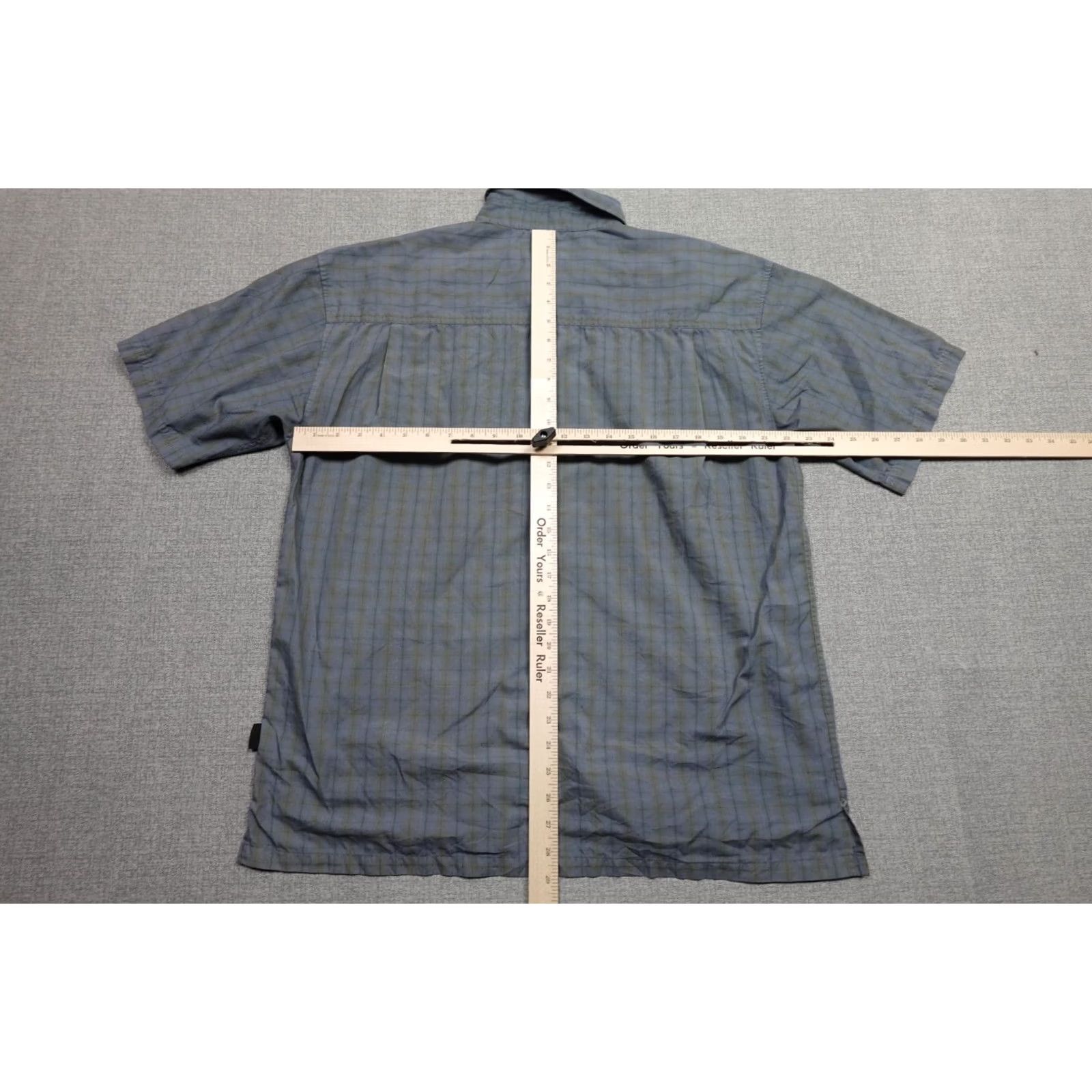 Patagonia Patagonia Shirt Mens Large Gray Check Organic Cotton Camp Hiking Fishing Light Shirt (Button-Up) Mens Size US L / EU 52-54 / 3 - 6 Thumbnail