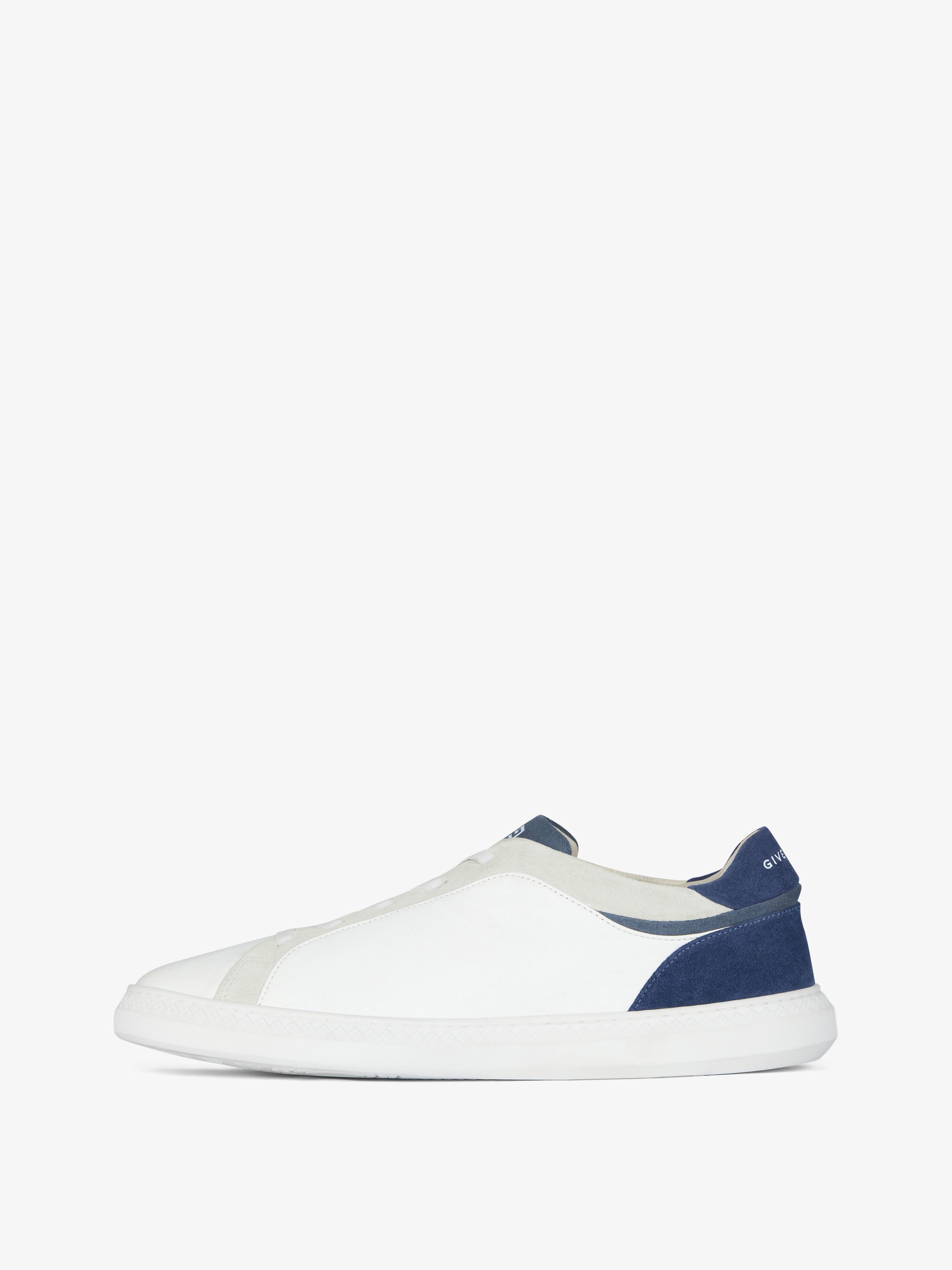 Givenchy o1w1db10326 G-Set Sneakers in Suede in White/Blue Size US 12 / EU 45 - 3 Thumbnail
