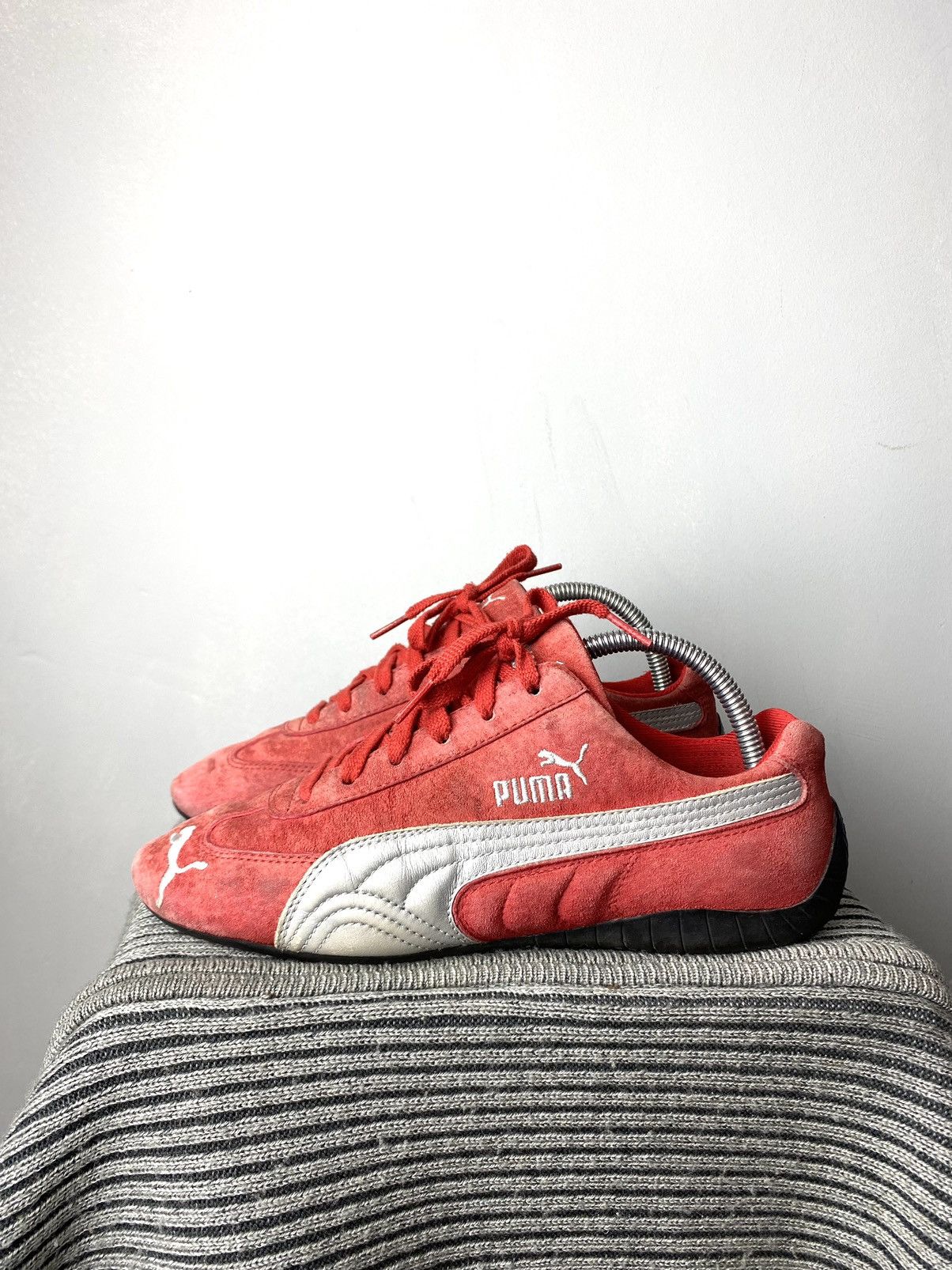 Puma Rare! Vintage Suede Puma Speed Cat Sneakers Racing Ferrari Size US 8 / EU 41 - 2 Thumbnail