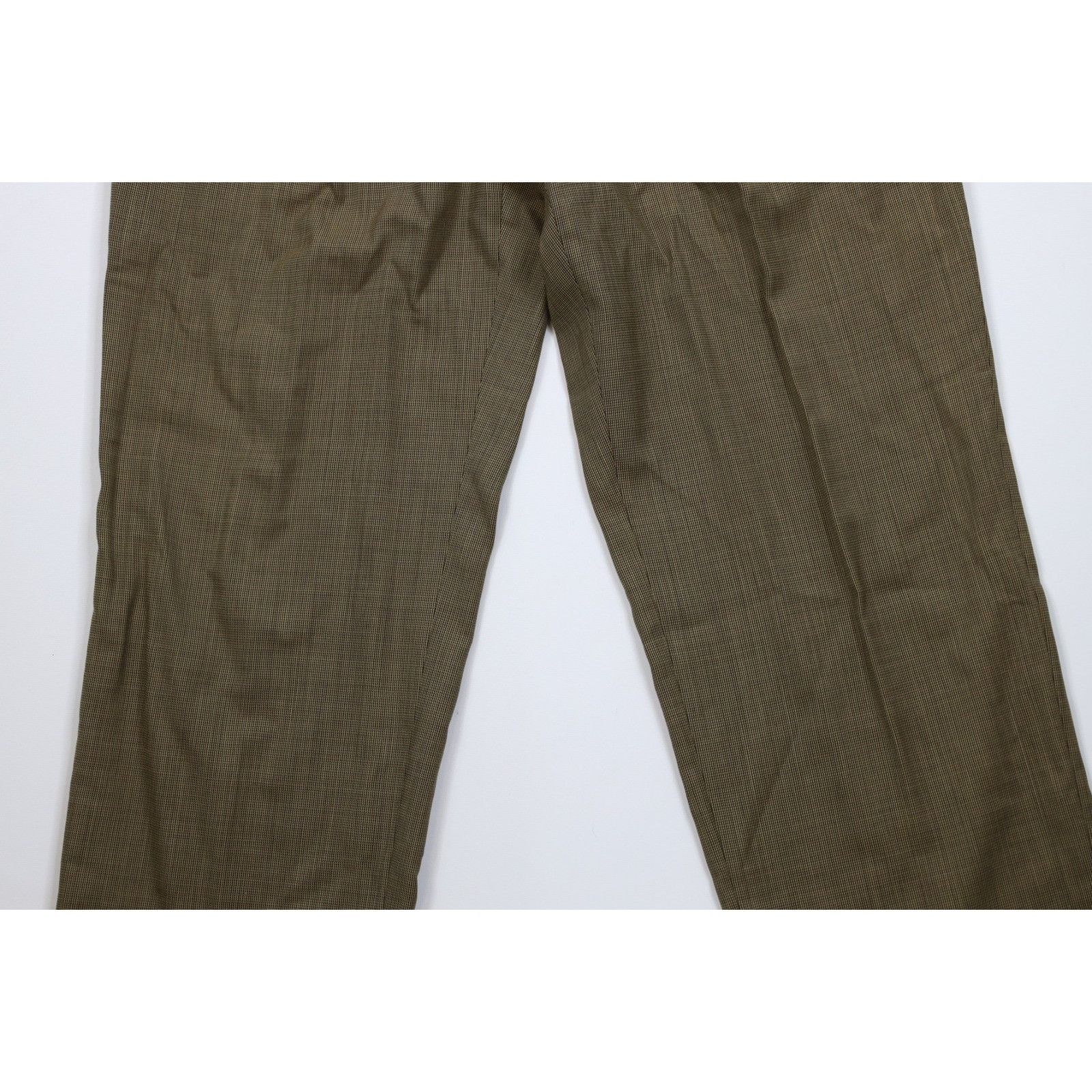 Polo Ralph Lauren Vintage 90s Ralph Lauren Wool Pleated Wide Leg Chino Pants Size US 36 / EU 52 - 3 Thumbnail
