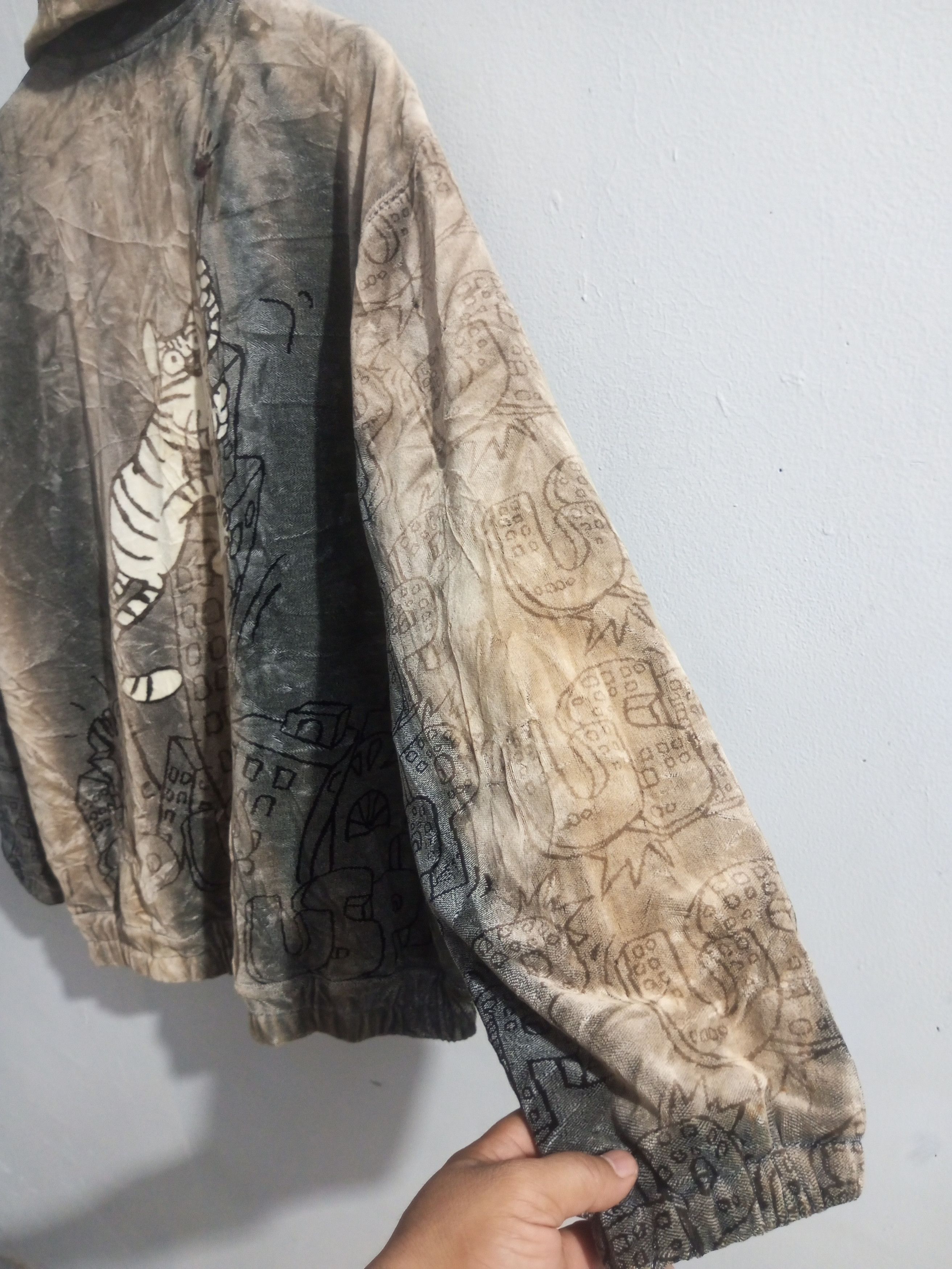If Six Was Nine × Japanese Brand × Le Grande Bleu (L.G.B.) Vintage uspp sun fadded velvet jacket Size US L / EU 52-54 / 3 - 11 Thumbnail