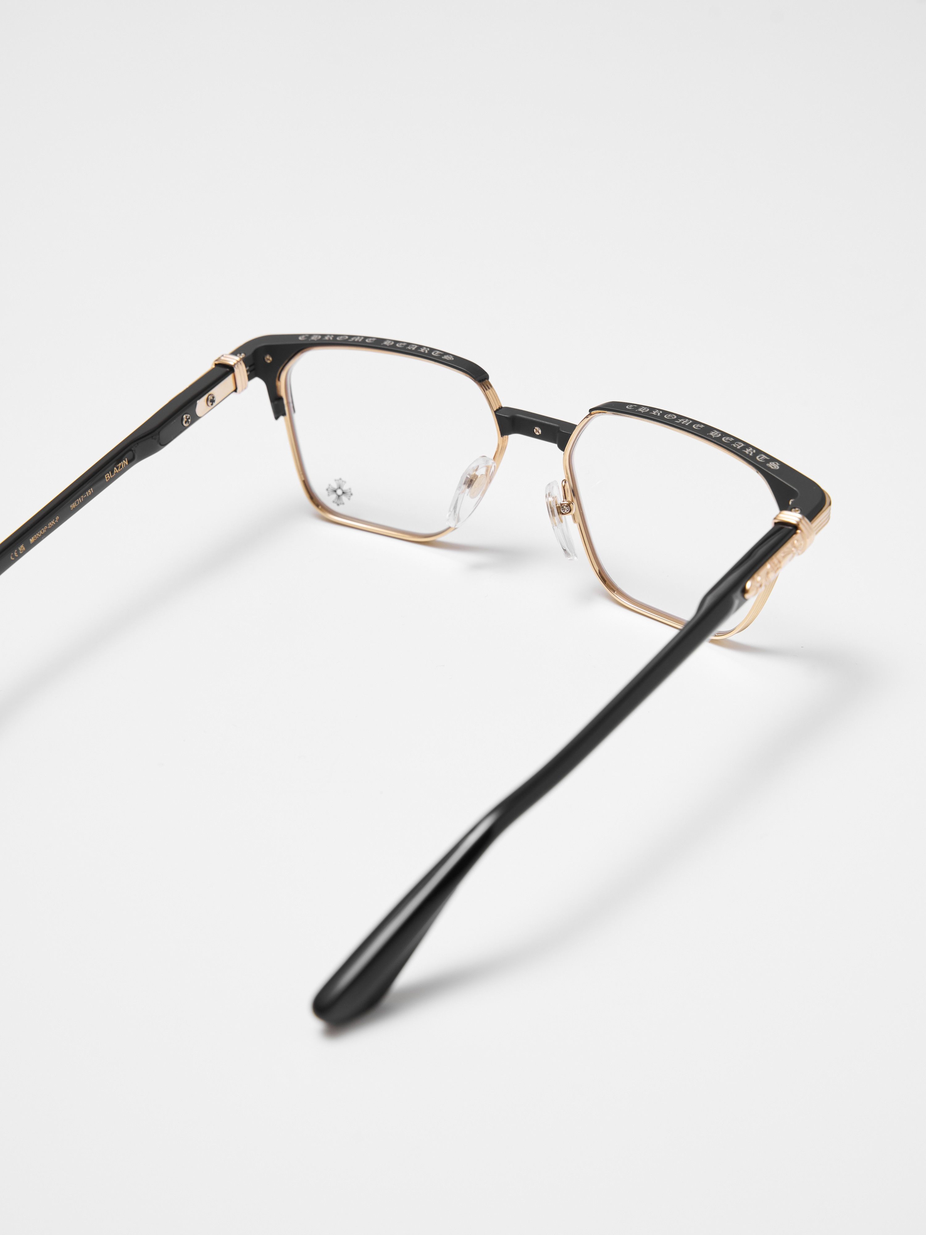 Chrome Hearts CHROME HEARTS BLAZIN MATTE BLACK/GOLD PLATED Size ONE SIZE - 6 Thumbnail