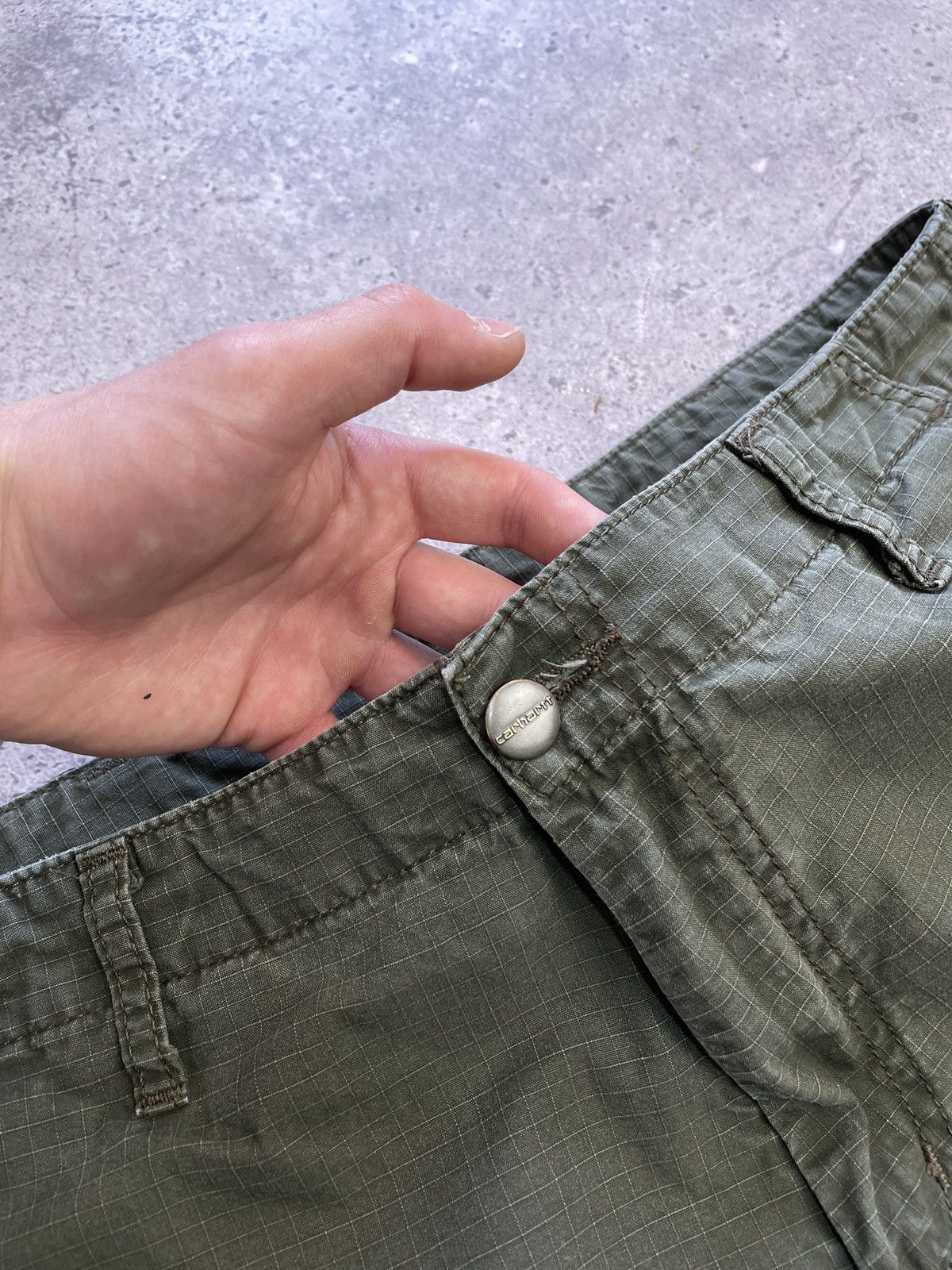 Nike × Vintage Vintage Regular Carhartt CargoJeans Pants Y2K Baggy Fit Size US 32 / EU 48 - 12 Thumbnail