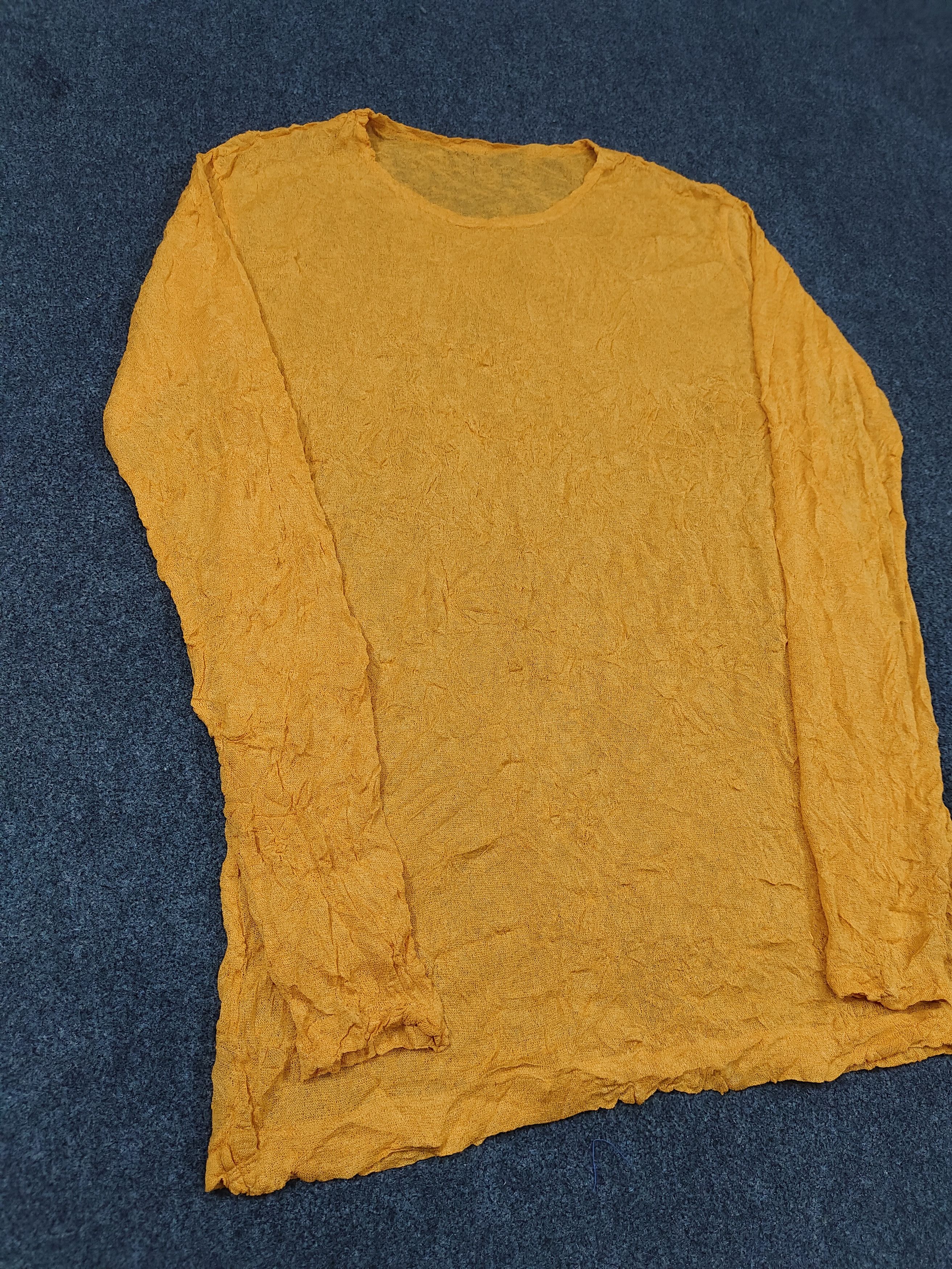 Issey Miyake 80s Issey Miyake Permanente Crinkle Texture Long Sleeve Size US M / EU 48-50 / 2 - 3 Thumbnail