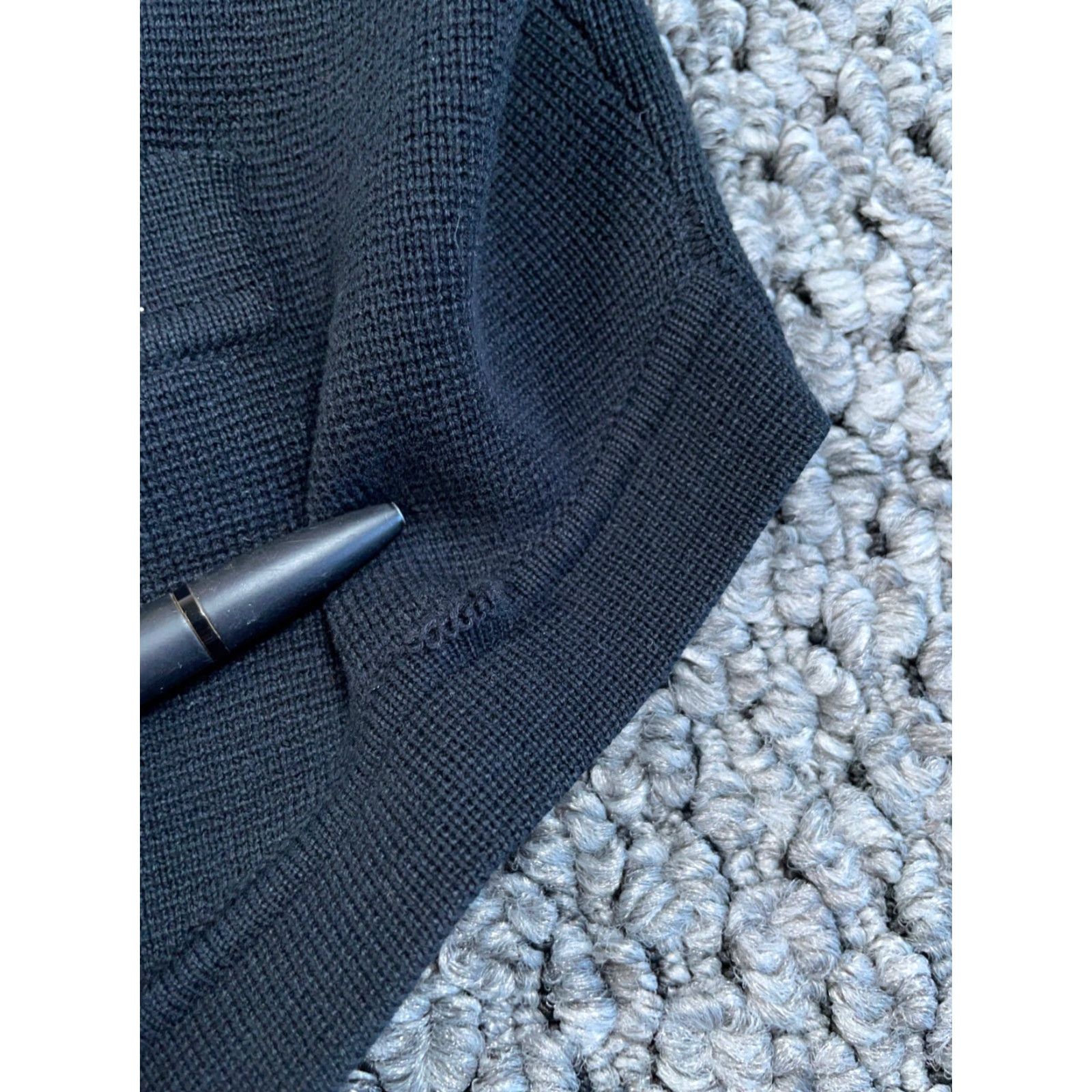 Vintage VINTAGE Eildon Hills Sweater Vest Men Large Black Button Up Preppy Lightweight Cotton Knit Vest 90s Mens Size US L / EU 52-54 / 3 - 4 Thumbnail