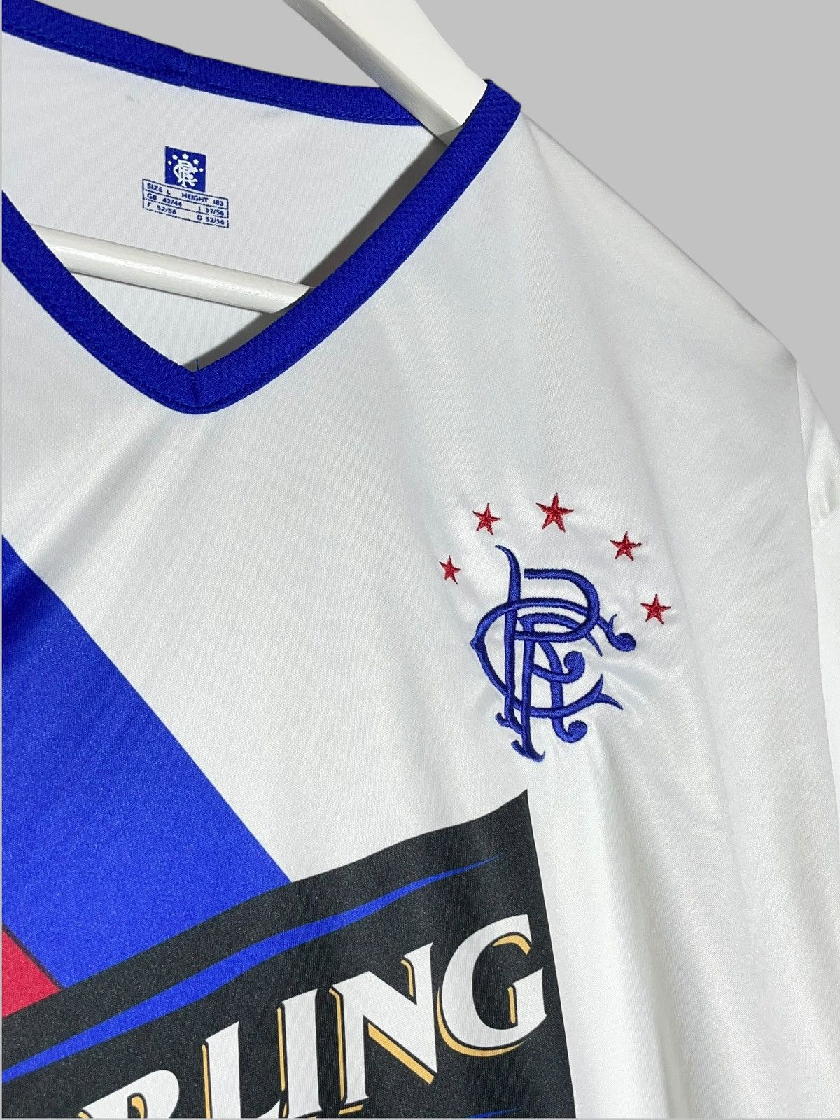 Diadora × Vintage Rangers Didadora 2004/05 Away Vintage Football Shirt Size US L / EU 52-54 / 3 - 4 Thumbnail
