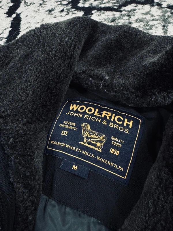 Other Woolrich down parka jacket black M logo Size M / US 6-8 / IT 42-44 - 5 Thumbnail