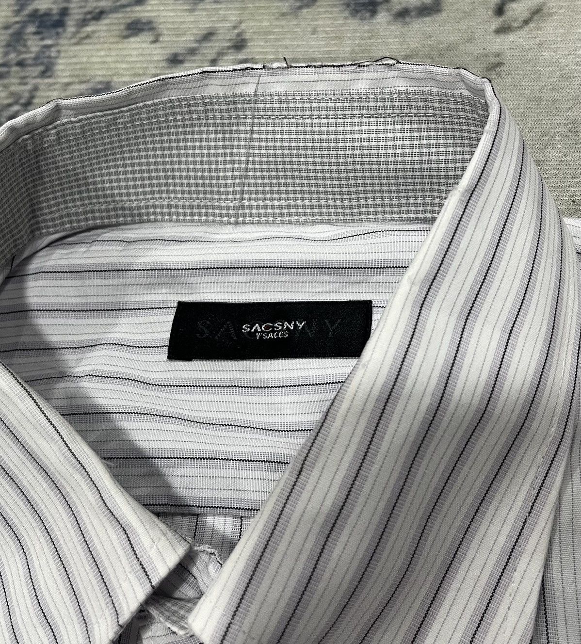 Yohji Yamamoto SACSNY Y’SACCS by Yohji Yamamoto Stripe Button Up Size US L / EU 52-54 / 3 - 5 Thumbnail