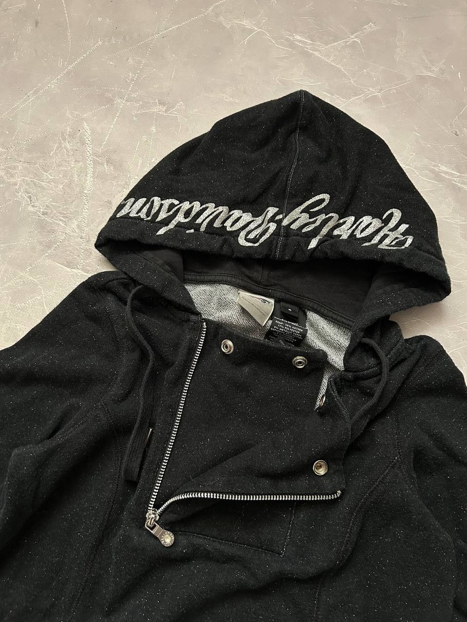 Harley Davidson Harley-Davidson 1/4 zip Hoodie Size S / US 4 / IT 40 - 2 Thumbnail