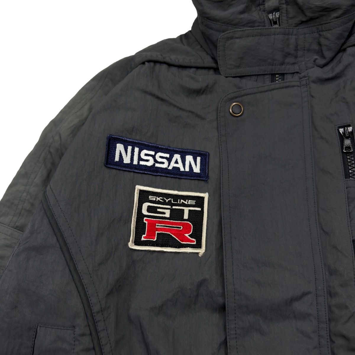 Other 1980s Vintage Nissan Skyline GTR Sunfade Boxy Fit Jacket Size US L / EU 52-54 / 3 - 3 Thumbnail