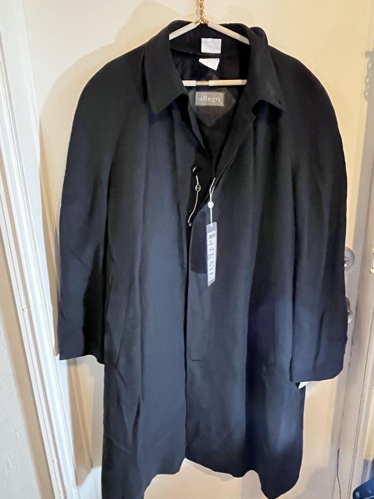 Allegri Allegri black raincoat new luxury Size US XXL / EU 58 / 5 - 6 Thumbnail