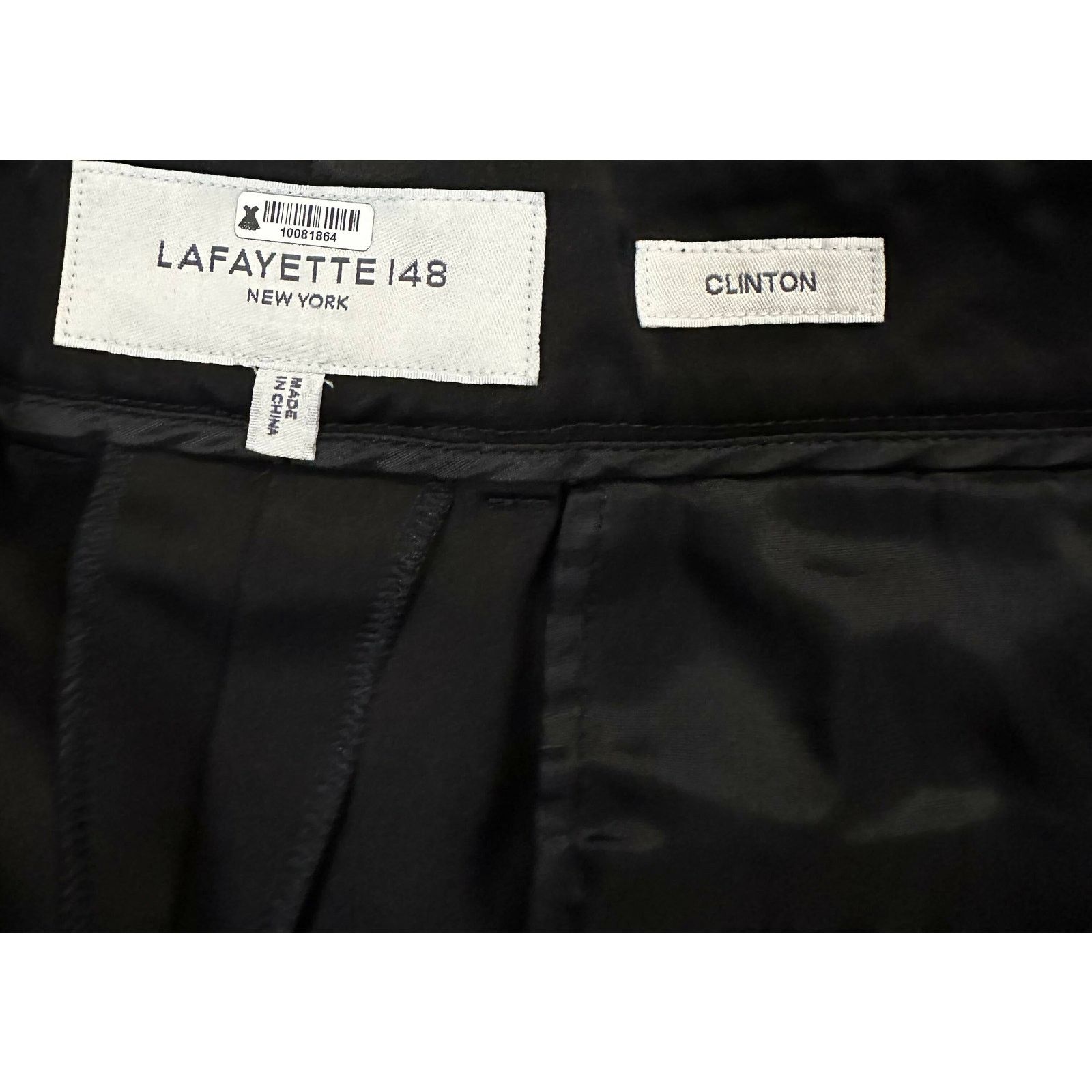 Lafayette 148 Lafayette 148 Clinton Black Ankle Dress Pants Size 6 Size 28" / US 6 / IT 42 - 4 Thumbnail