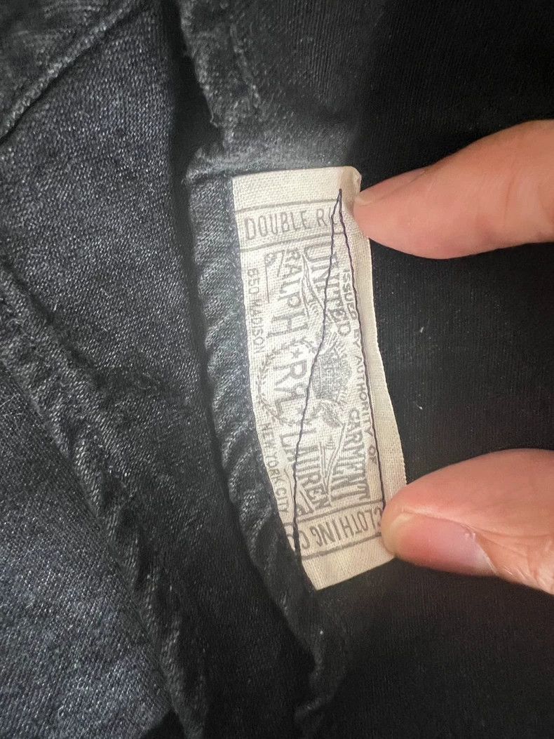 RRL Ralph Lauren RRL Ralph Lauren Diamond gemstone buckle black denim shirt Size US M / EU 48-50 / 2 - 4 Thumbnail