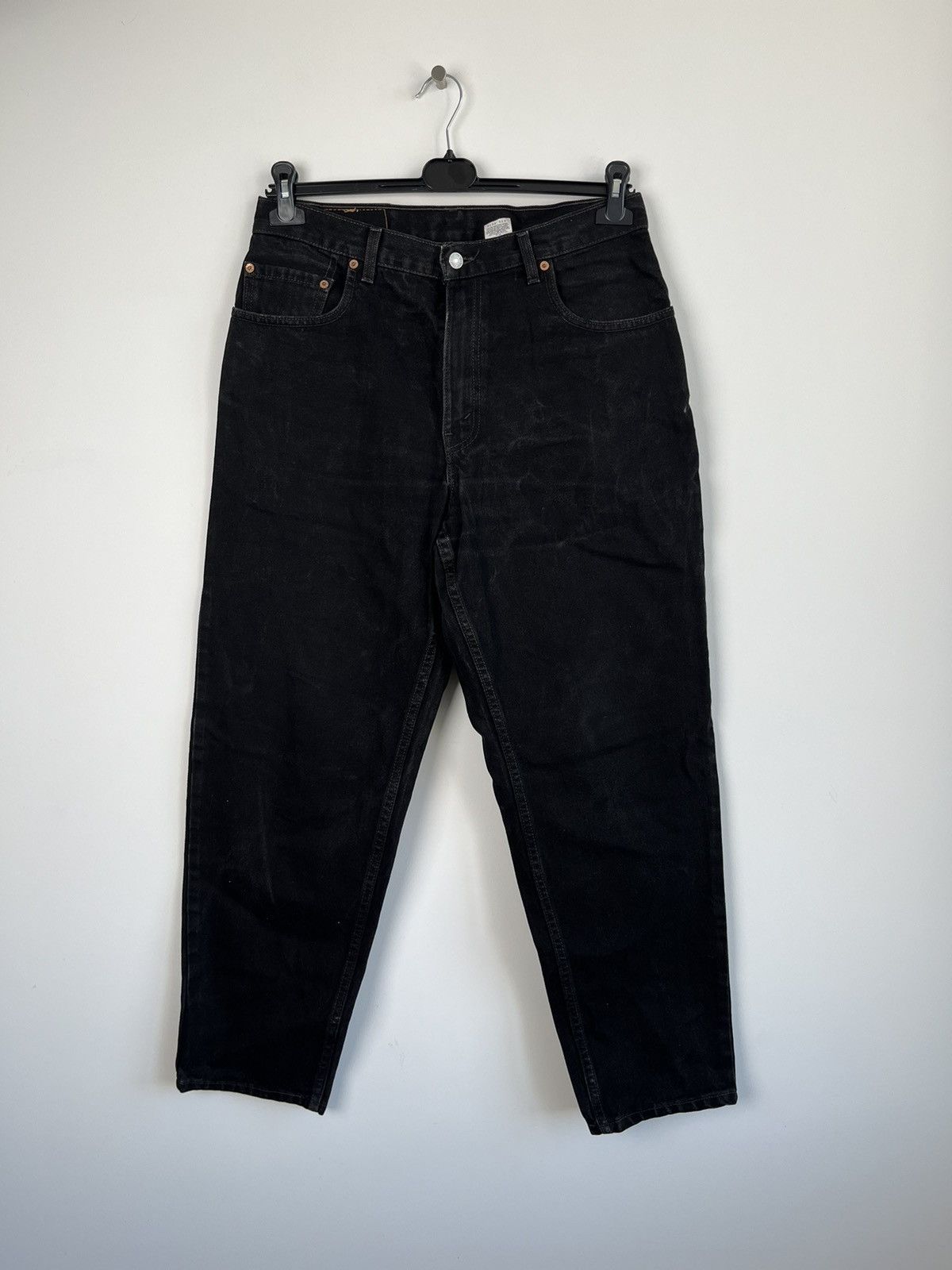 Levi's Vintage Clothing Vintage Levis 560 Loose Fit Black USA Jeans Size US 34 / EU 50 - 2 Thumbnail