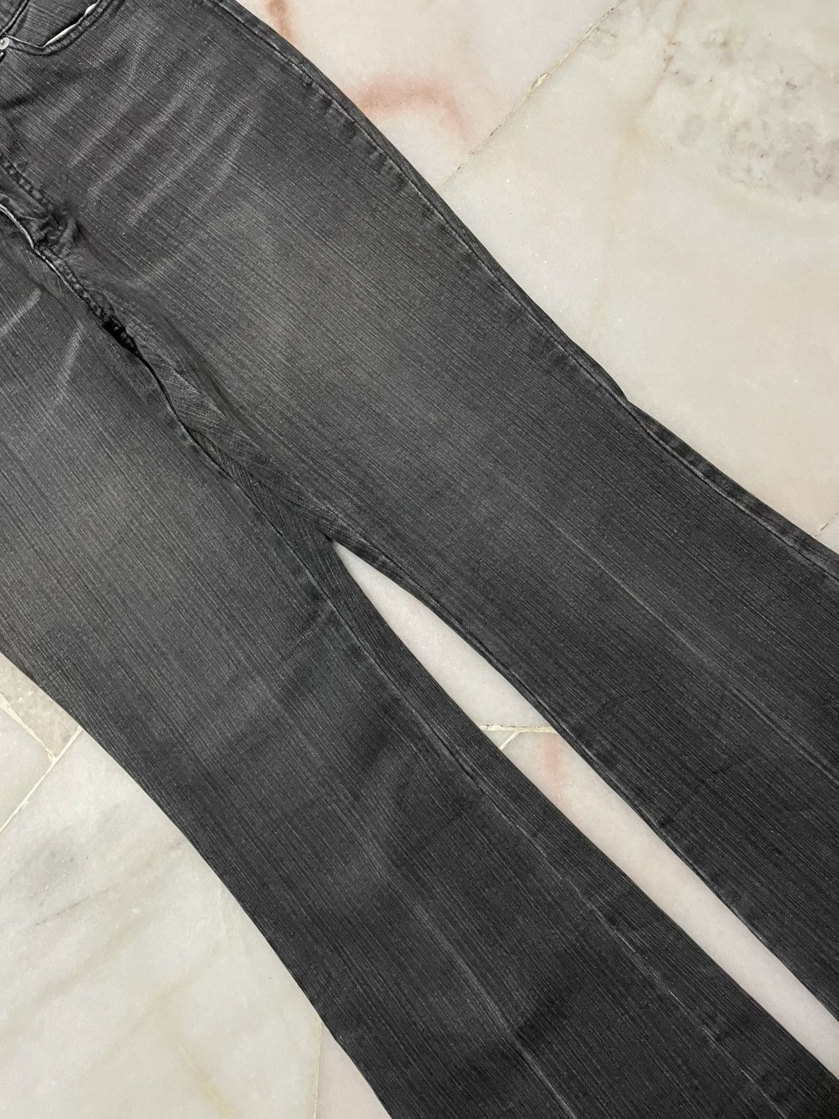 Japanese Brand 💥Flared💥90s Style Live Claire Japan Mudwash Slim Bootcut Size US 29 - 3 Thumbnail