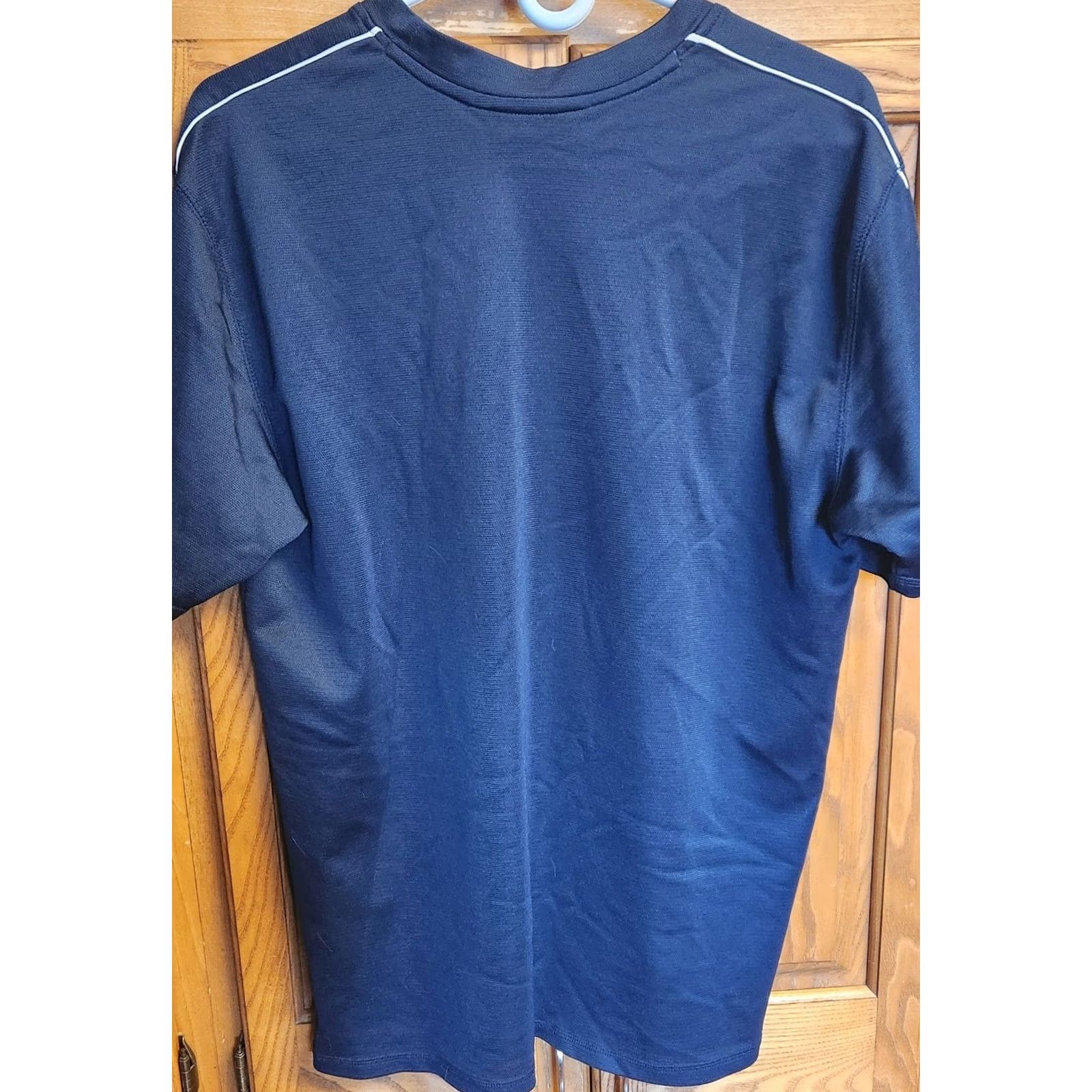 Nike Nike Athletic Shirt Mens XL Silver Tag Swoosh Basketball Warm Up Vintage XL Athletic Mens Shirt Blue 90s Retro College Sports Nike Size US XL / EU 56 / 4 - 5 Thumbnail