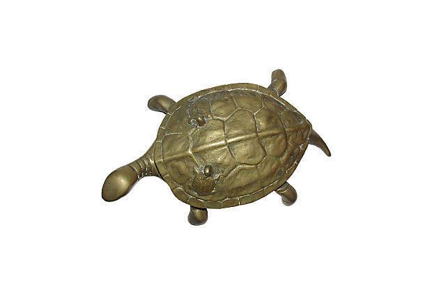 Designer Brass Turtle Dish Size ONE SIZE - 2 Thumbnail