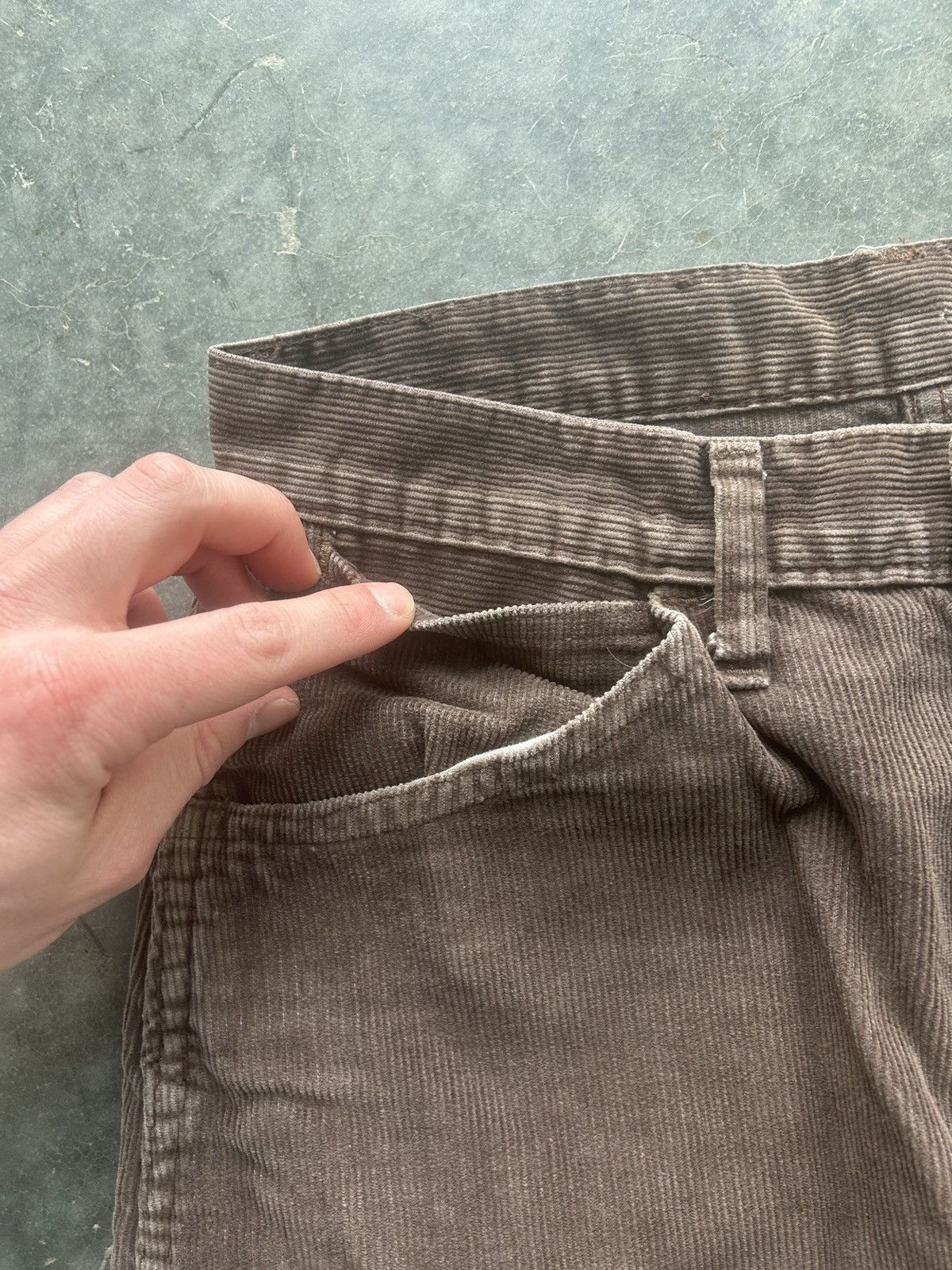 Vintage Vintage 80s Corduroy Carpenter Pants Size US 27 - 9 Thumbnail