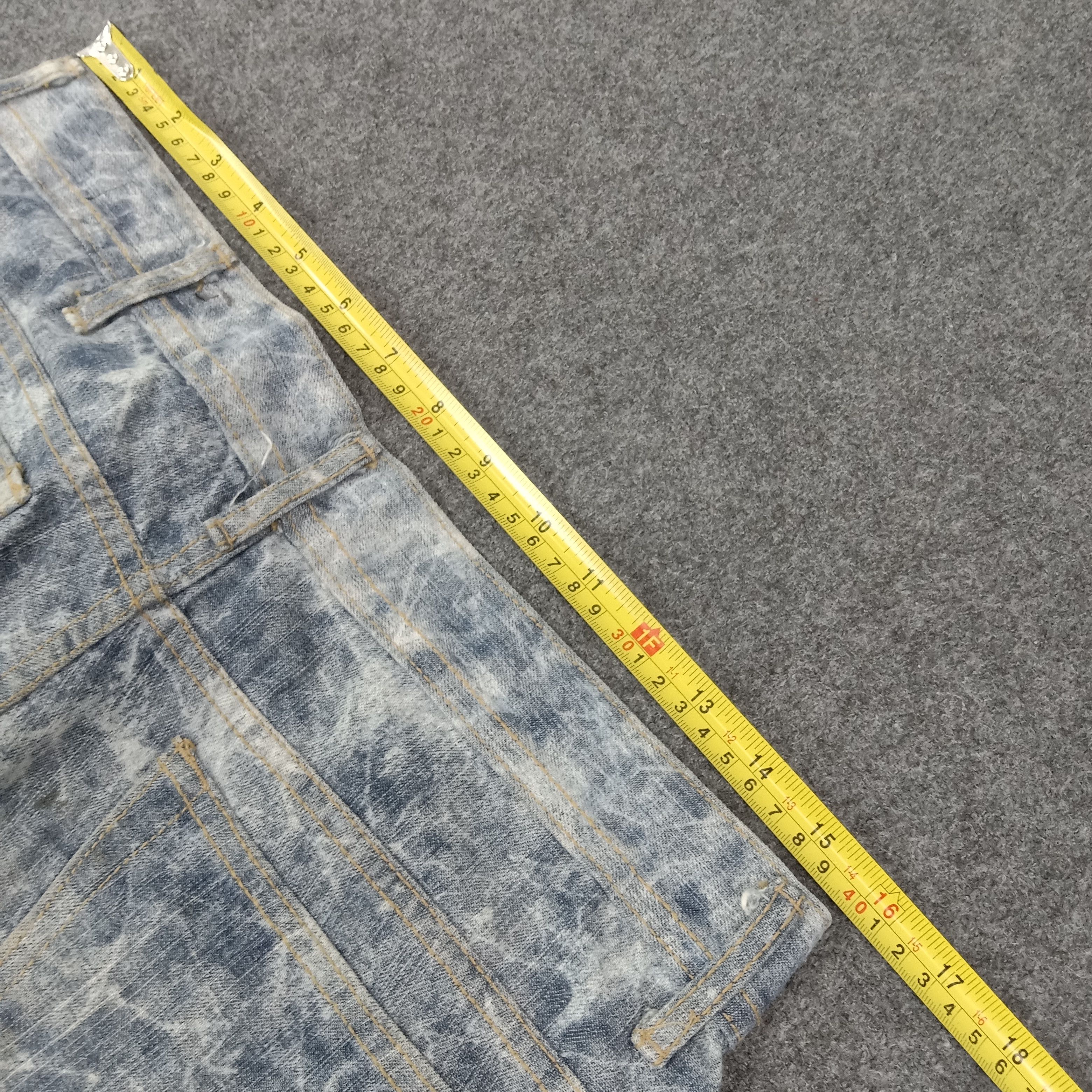 Number (N)ine Number Nine Japan Straight Acid Wash Denim C265N9 Size US 32 / EU 48 - 10 Thumbnail