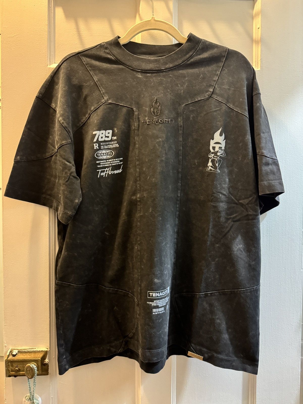 Other Tenaciti 789 Tuffbreed Street Aesthetic Black Tee Size US S / EU 44-46 / 1 - 1 Thumbnail