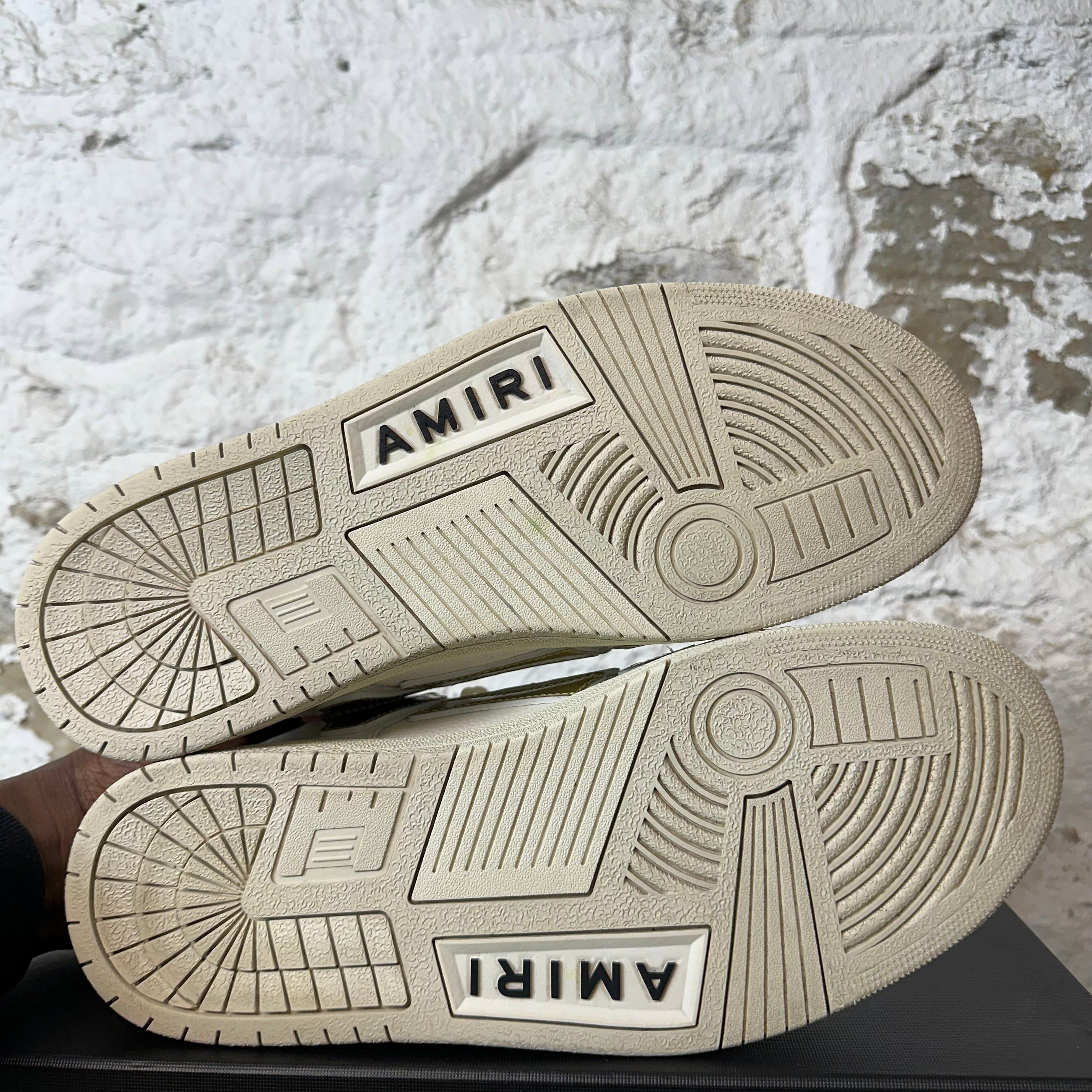 Amiri Amiri Gold Skeleton White Sneaker Sz 10 (43) Size US 10 / EU 43 - 5 Thumbnail