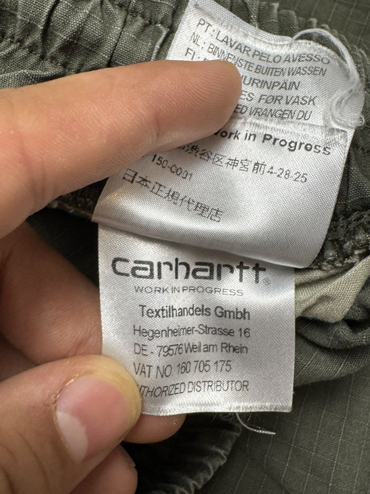 Carhartt × Vintage Carhartt Vintage Baggy Pants Khaki Track Center Logo Y2K Size US 38 / EU 54 - 10 Thumbnail