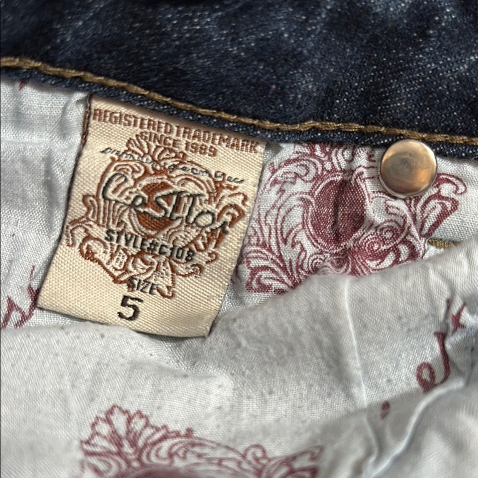 The Unbranded Brand C'es Toi Vintage Distressed Blue Capri Jeans Size 5 Size 28" / US 6 / IT 42 - 5 Thumbnail