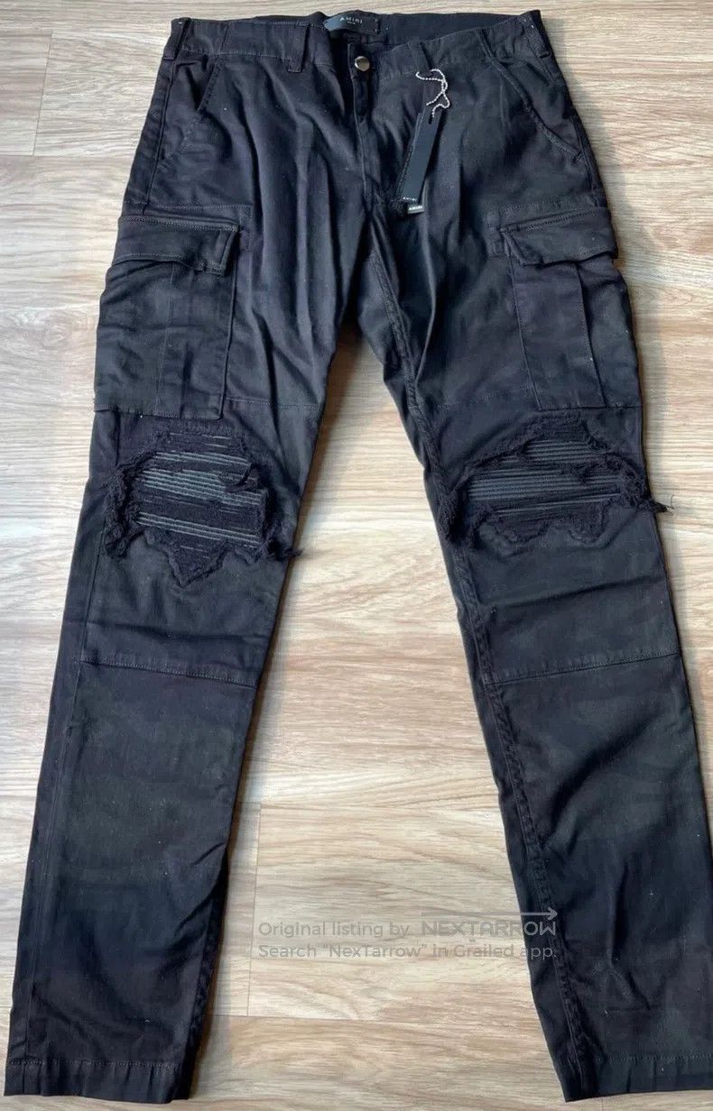 Amiri Amiri Size 32 Classic dark camouflage tooling black spell Size US 32 / EU 48 - 1 Thumbnail