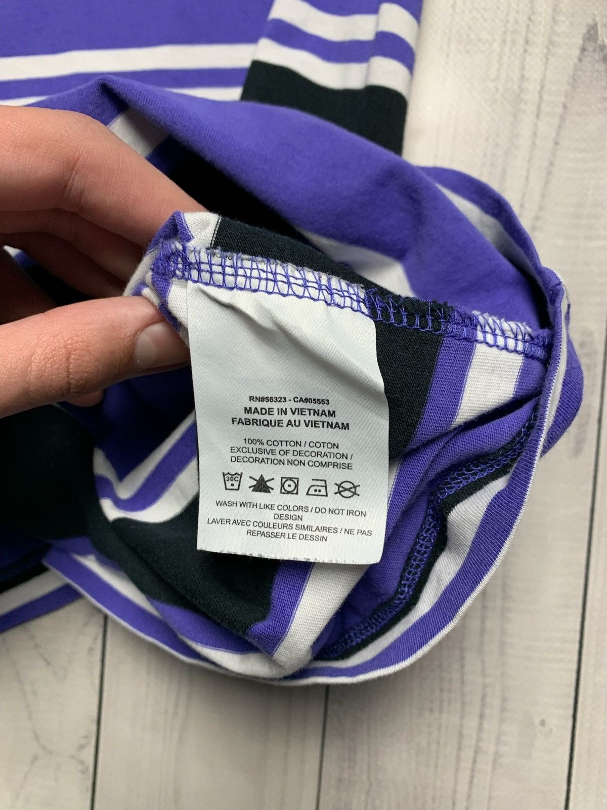 Nike × Vintage Vintage Nike purple striped tee very rare size M Size US M / EU 48-50 / 2 - 4 Thumbnail