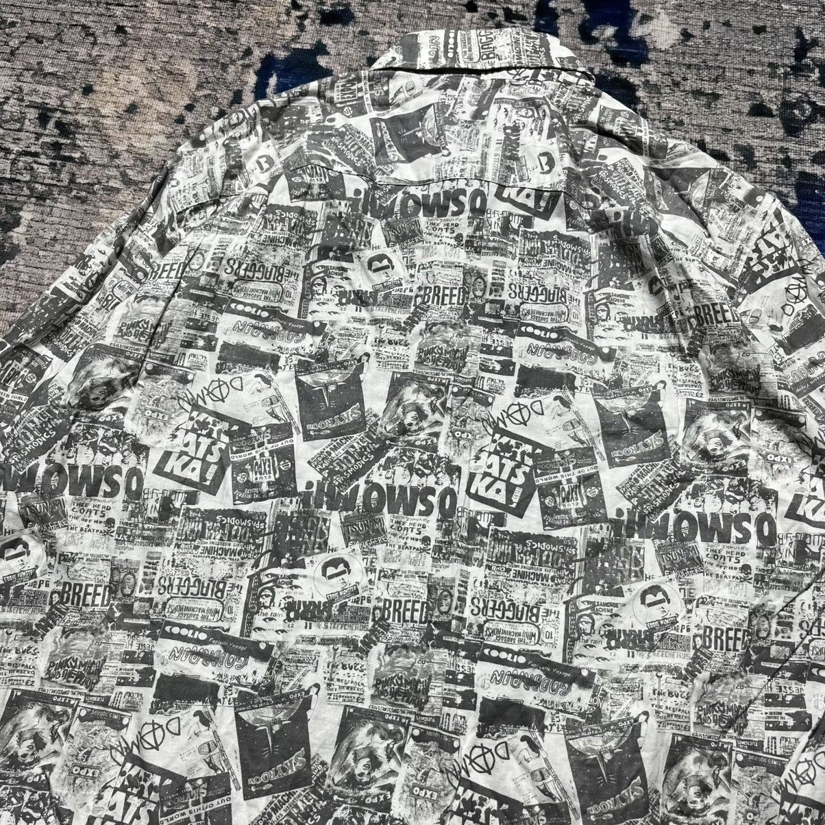 Splendid RARE Splendid Anarchiest Punk Full Print Shirt Button Up Size US M / EU 48-50 / 2 - 12 Thumbnail