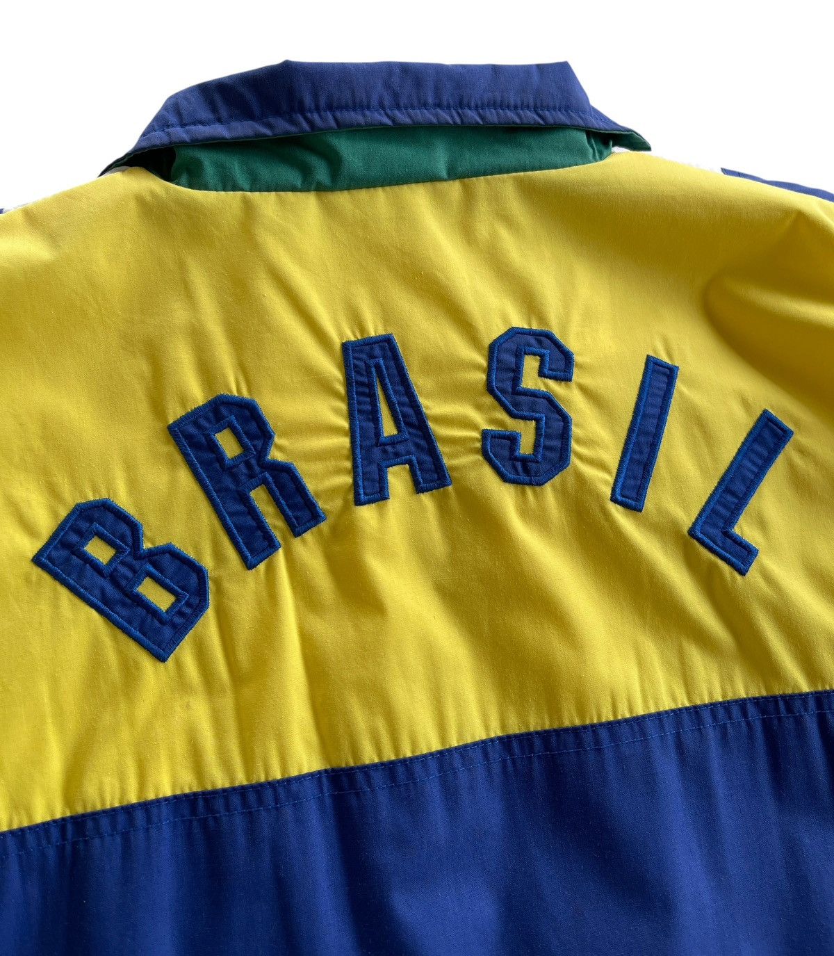 Vintage 1994-96 Brazil Umbro Tracksuit Jacket Size US L / EU 52-54 / 3 - 8 Thumbnail