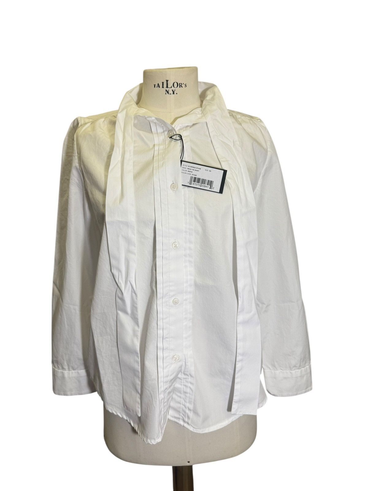 R13 R13 NICK TIE SHIRT / WHITE / XS / RRP.845€ Size XS / US 0-2 / IT 36-38 - 8 Thumbnail