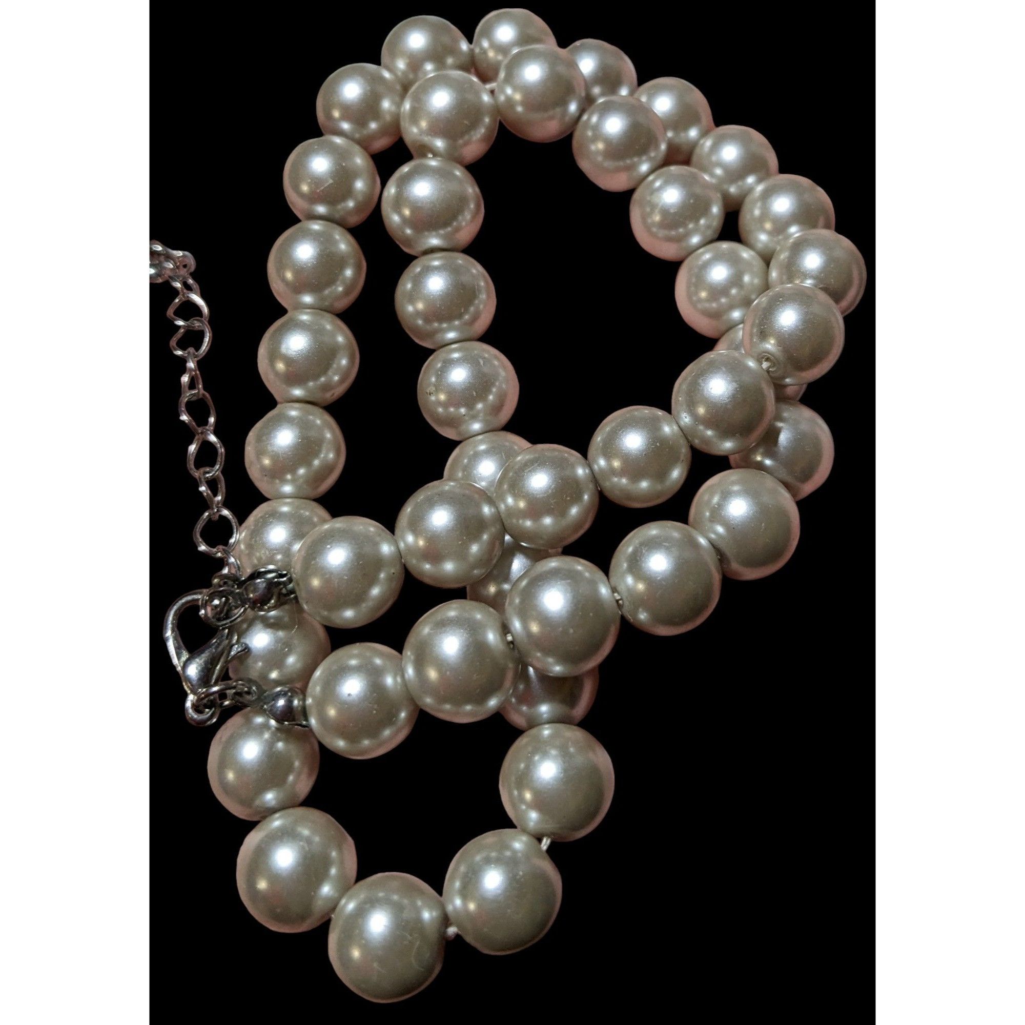 Other Classic Glass Faux Pearl Beaded Necklace Size ONE SIZE - 4 Thumbnail