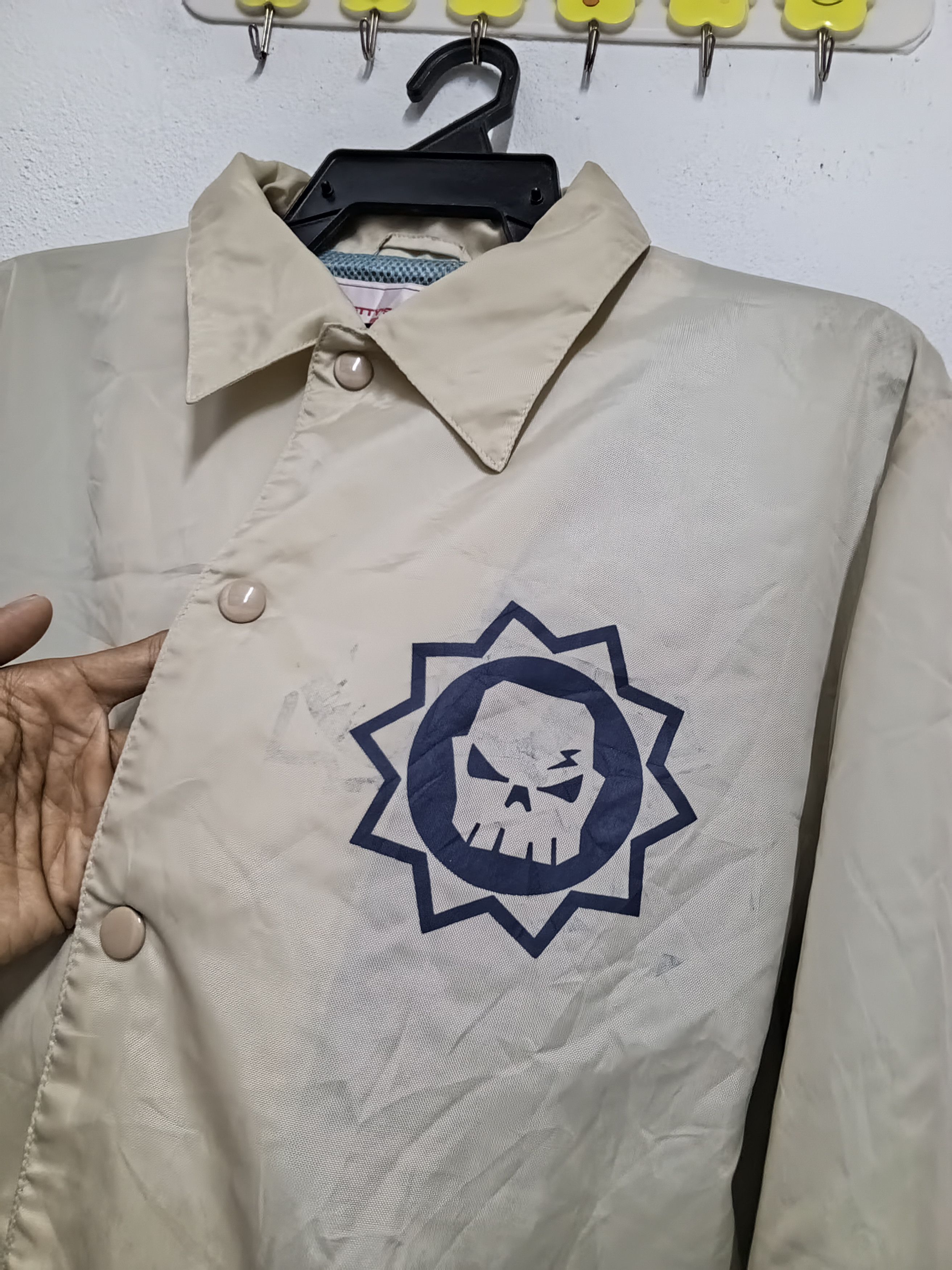 Hysteric Glamour 💥💀 skull rare💀💥BETTY'S BLUE BOY COACH JACKET SHINJI ABE Size US L / EU 52-54 / 3 - 5 Thumbnail
