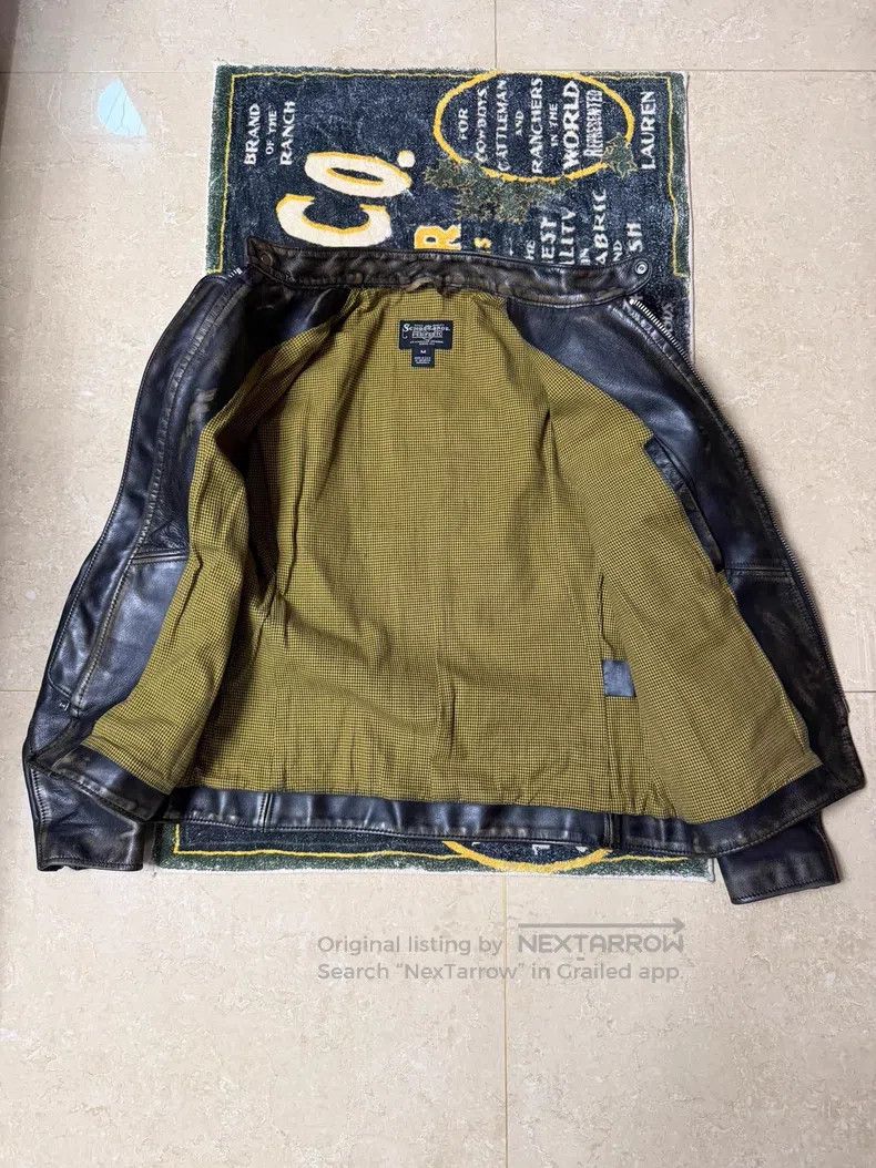 Schott Schott Old cowhide stand-up collar motorcycle jacket Size US M / EU 48-50 / 2 - 3 Thumbnail