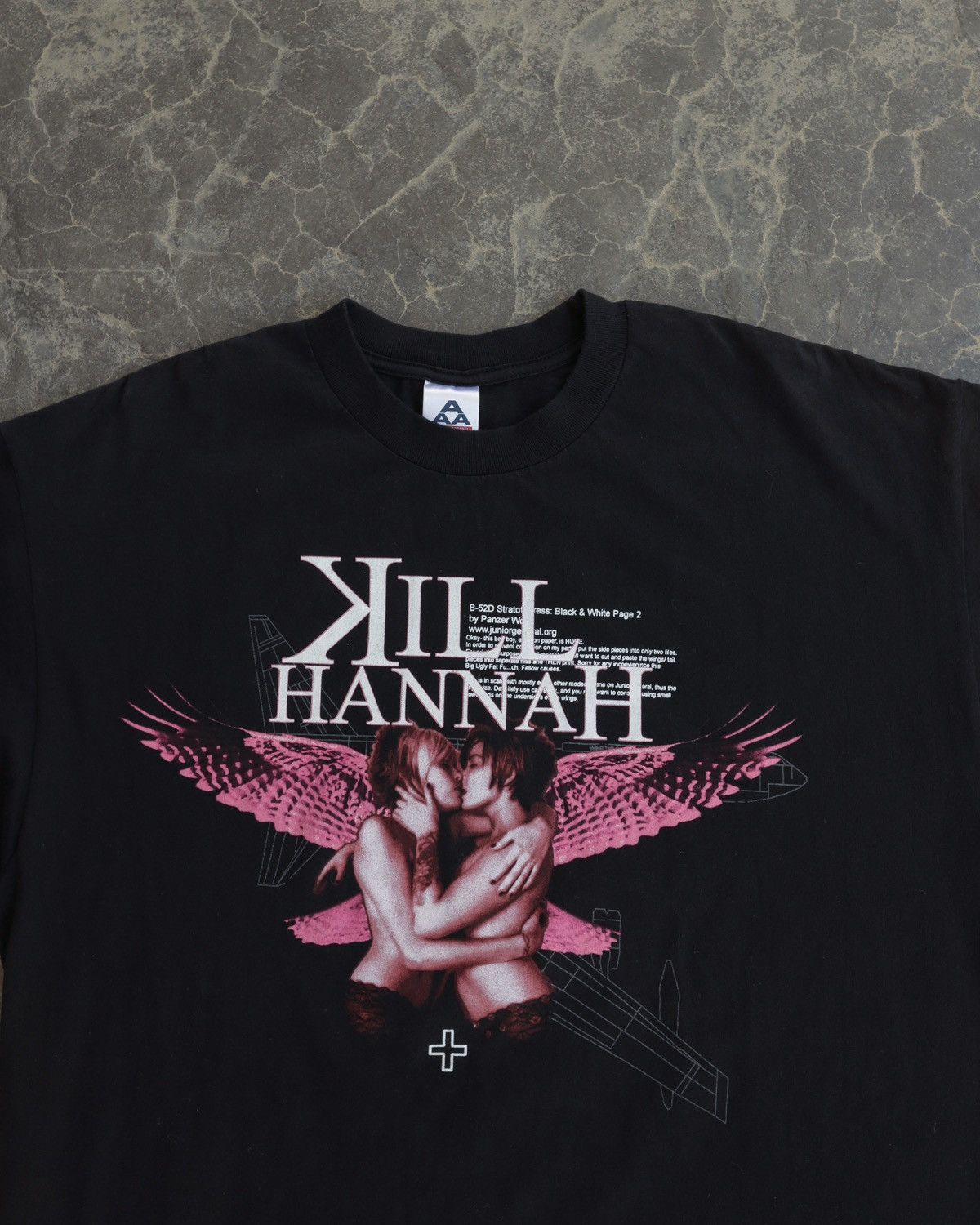 Band Tees 00s Kill Hannah Black Band Archive Crazy Y2K Angel Tee - XL Size US XL / EU 56 / 4 - 2 Thumbnail