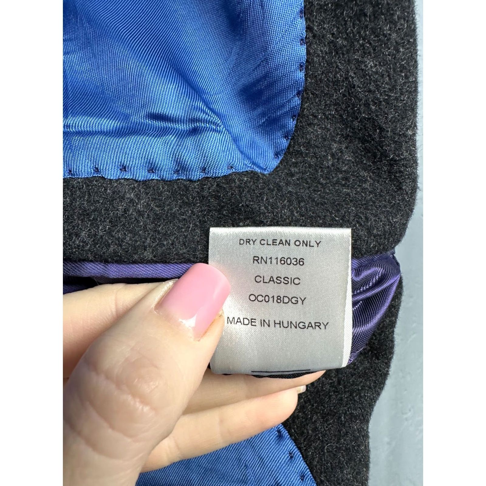 Charles Tyrwhitt Charles Tyrwhitt Mens Wool Coat Jacket M Overcoat Gray Wool Coat Mens - 100% Wool - Long Jacket Closure Button Regular Size XS-? Size US M / EU 48-50 / 2 - 5 Thumbnail