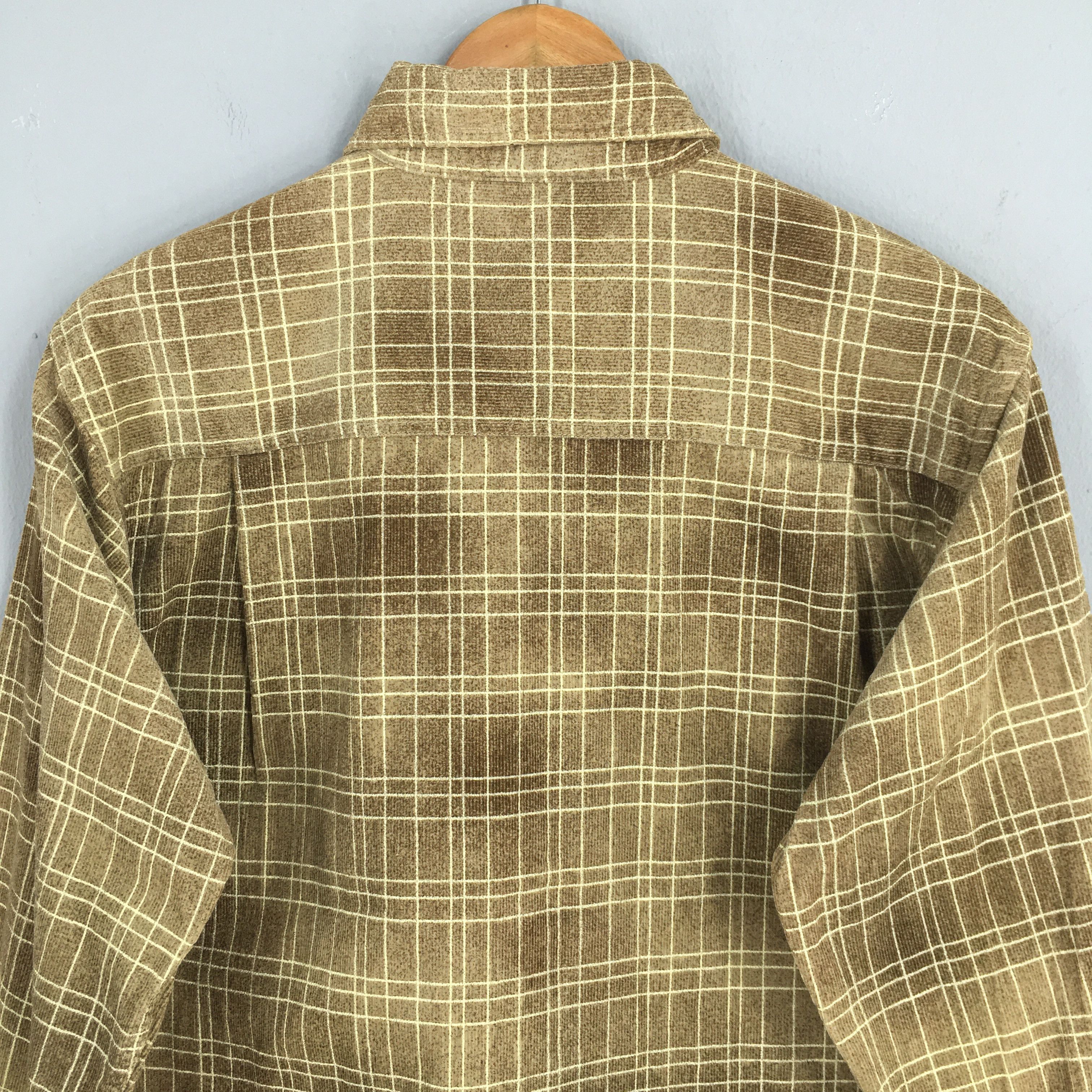 Flannel Vintage 90s Eagle Club Checkered Brown Shirt Flannel Medium Size US M / EU 48-50 / 2 - 8 Thumbnail