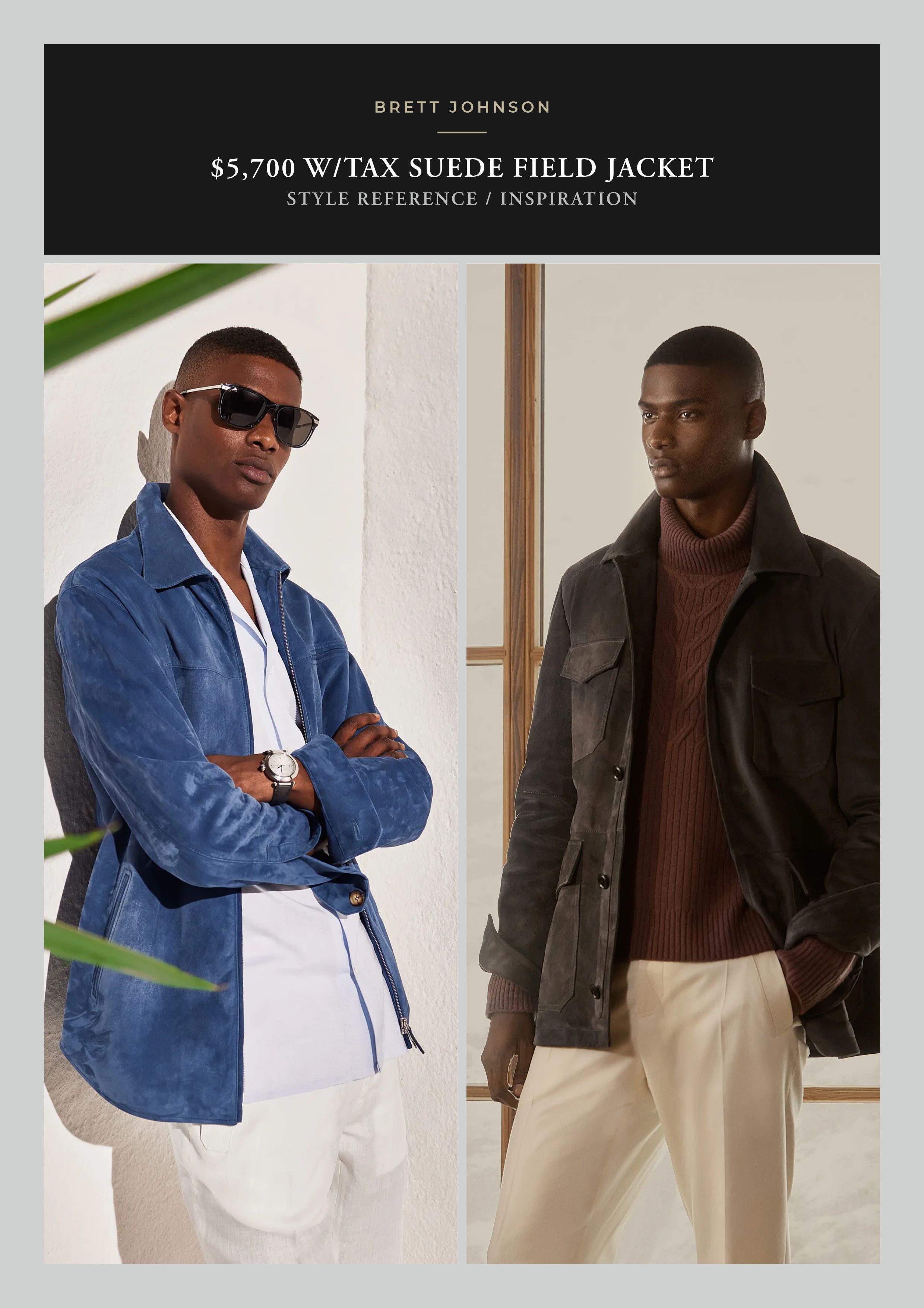 Other Best Dressed New Rare $5,700 w/tax Suede Field Jacket Size US L / EU 52-54 / 3 - 8 Thumbnail
