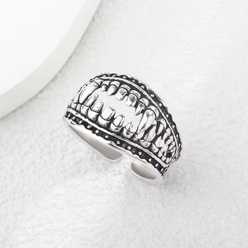 Jewelry Creative Monsters Tusks Ring Size ONE SIZE - 5 Thumbnail