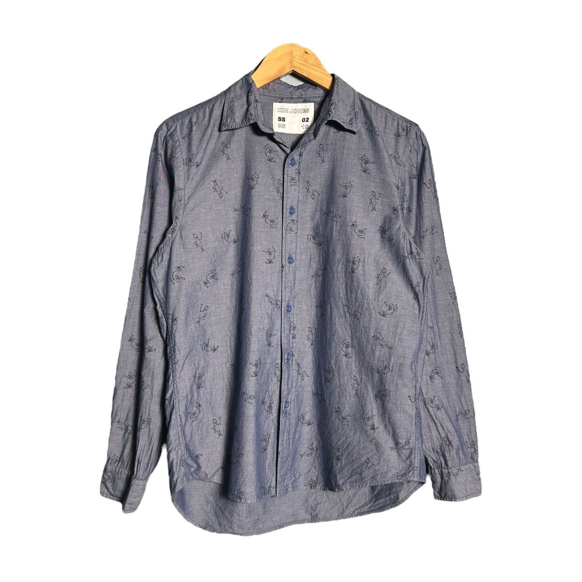 Kim Jones Kim Jones Logo Monogram Button Up Shirt Size M / US 6-8 / IT 42-44 - 1 Thumbnail