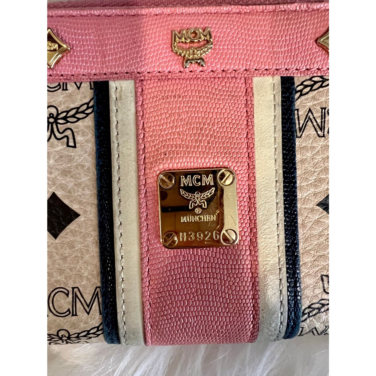MCM MCM Visetos Studded Continental Wallet Leather 8"x4" EUC Size ONE SIZE - 3 Thumbnail