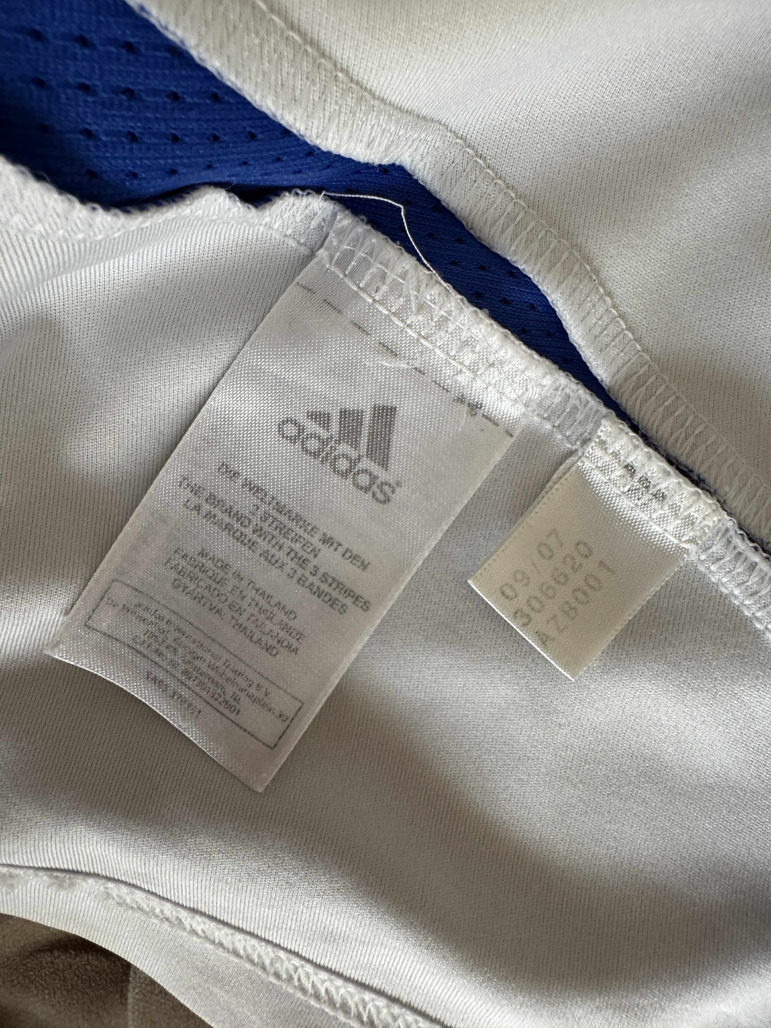 Adidas Real Zaragoza 2007/08 Home Shirt Adidas - Number #2 Size US S / EU 44-46 / 1 - 7 Thumbnail