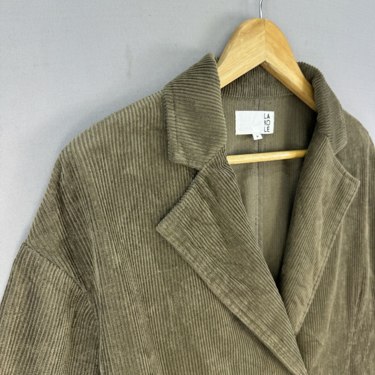 Japanese Brand Lakole Corduroy Double-Breasted Blazer Jacket Size US M / EU 48-50 / 2 - 2 Thumbnail