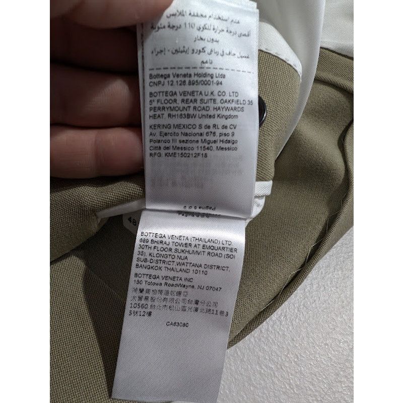 Bottega Veneta o1rshd1 Grain De Poudre Stretcs Jacket in Travertine Size US M / EU 48-50 / 2 - 22 Thumbnail