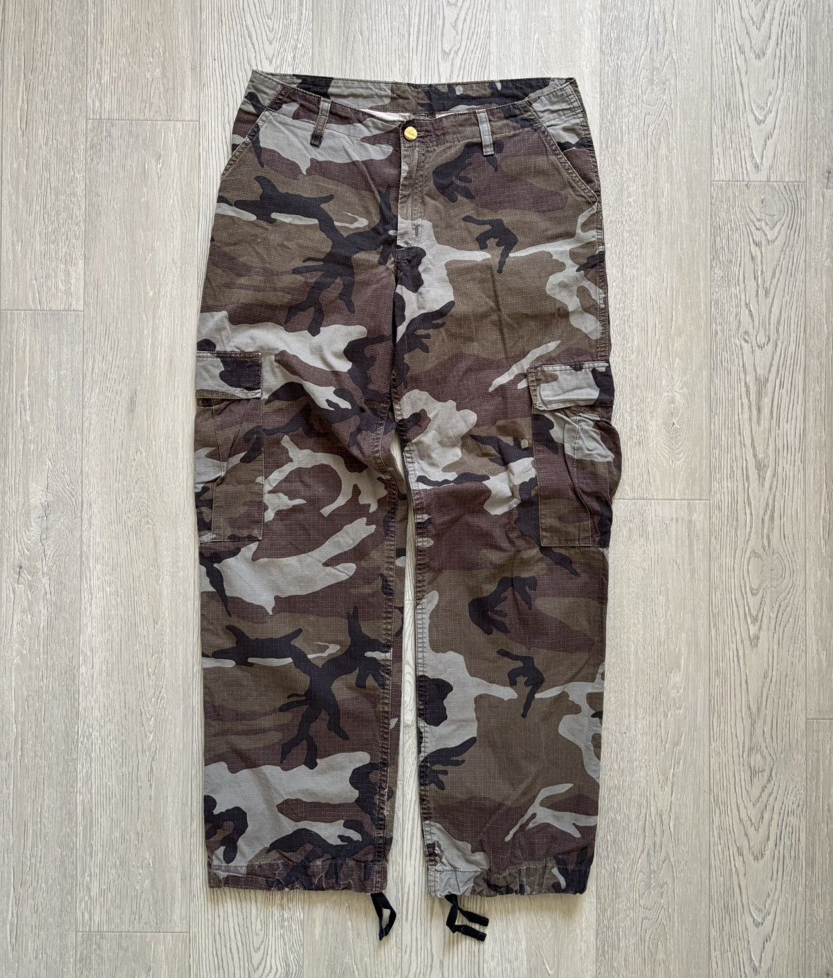 Carhartt × Vintage Vintage Carhartt W Cargo Pants Army Military Size 29" - 2 Thumbnail